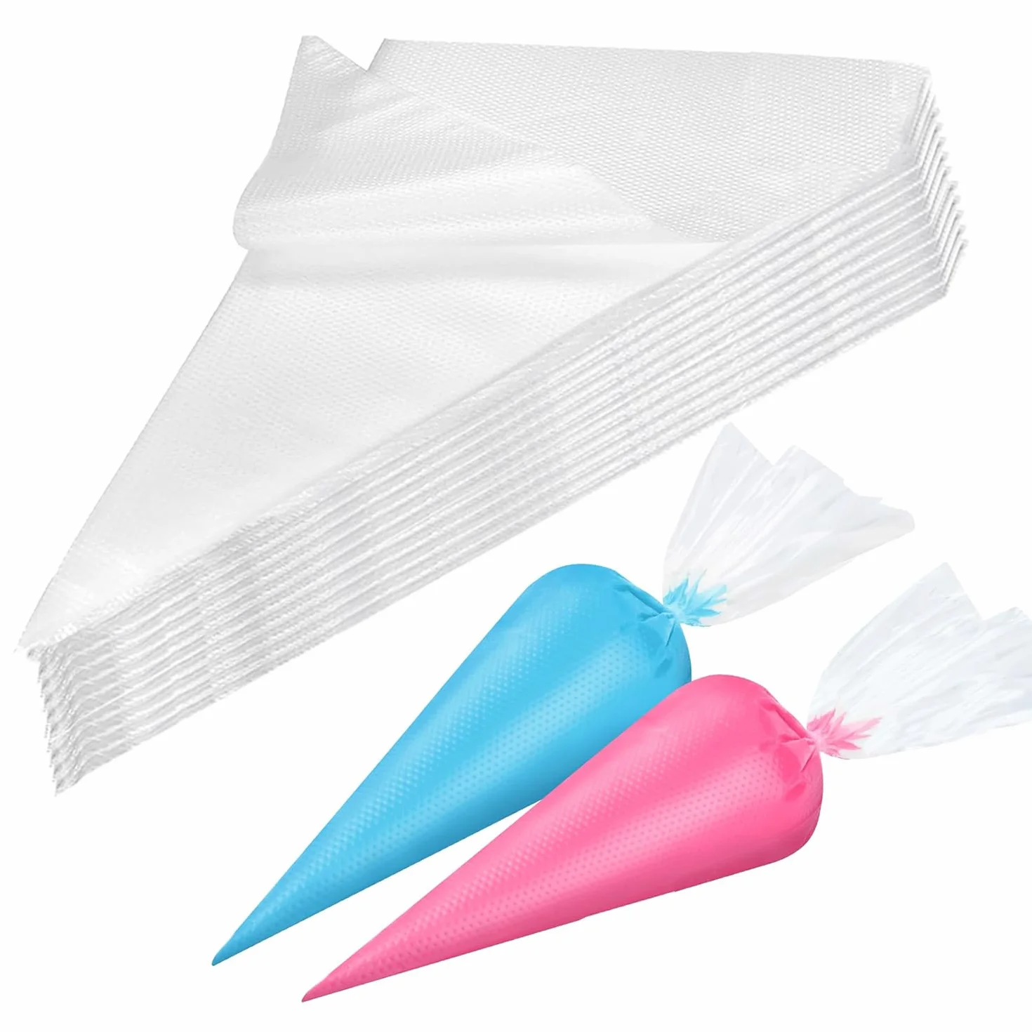 Poches à Douille Jetables Professionnelles pour Pâtisserie - Lot de 100