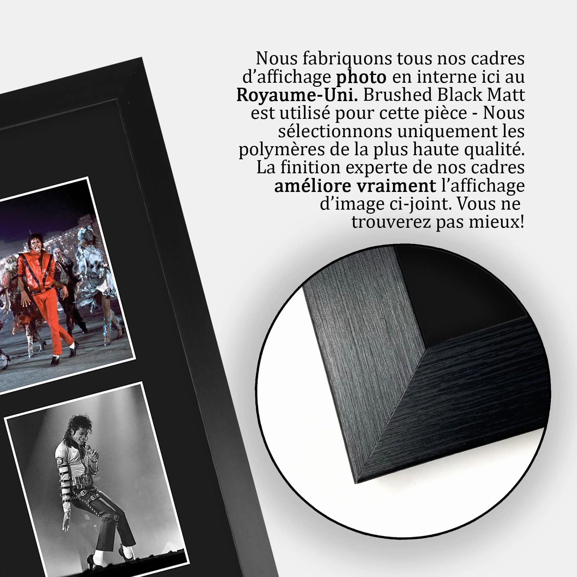 Michael Jackson Cadeaux Imprimé Signé Autographe Photo A3 Encadré