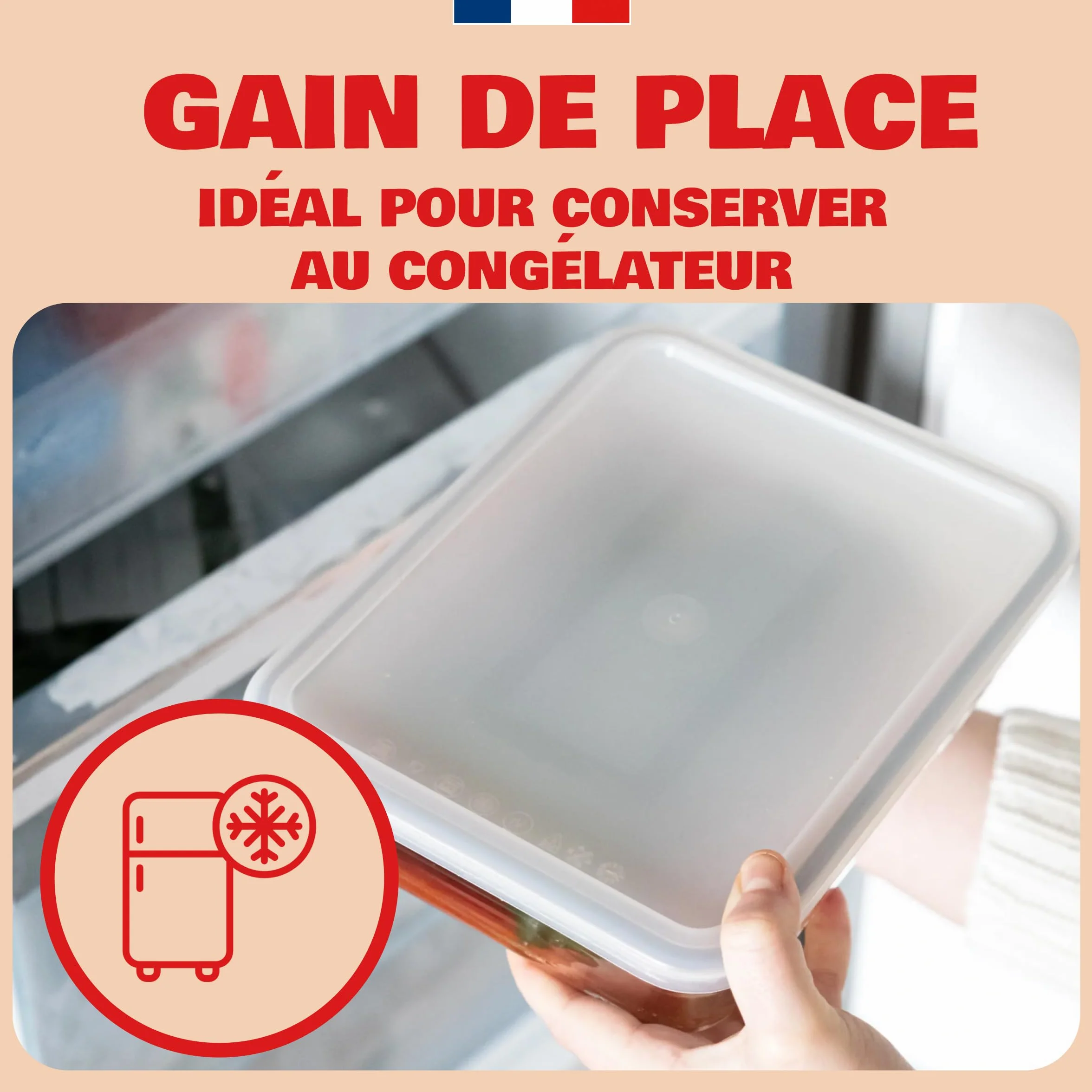 Pyrex Boîte de Conservation Rectangulaire 19x14 cm Verre borosilicate Plat à Four