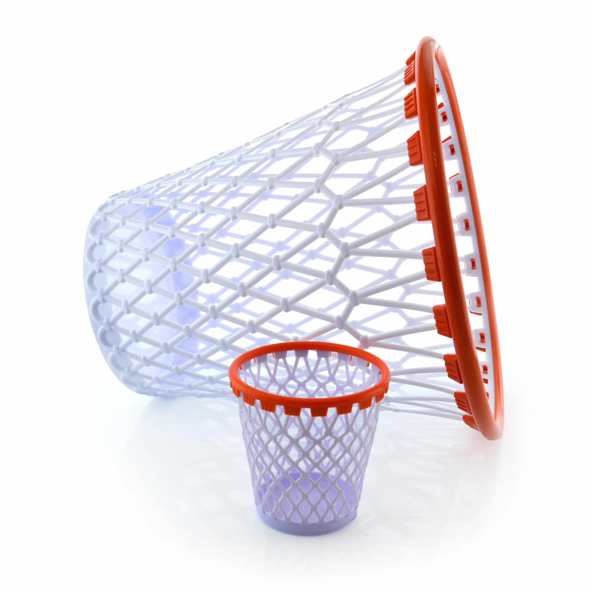 Poubelle Basket Lovers Lavable Résistante Recyclable Idéal pour Décorer Chambre avec Porte-crayons