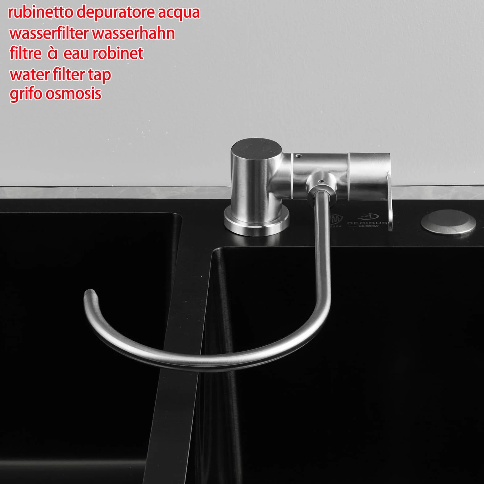 Robinet Osmoseur Eau Froide Rabattable 1 Voie Pour Système Filtration Eau