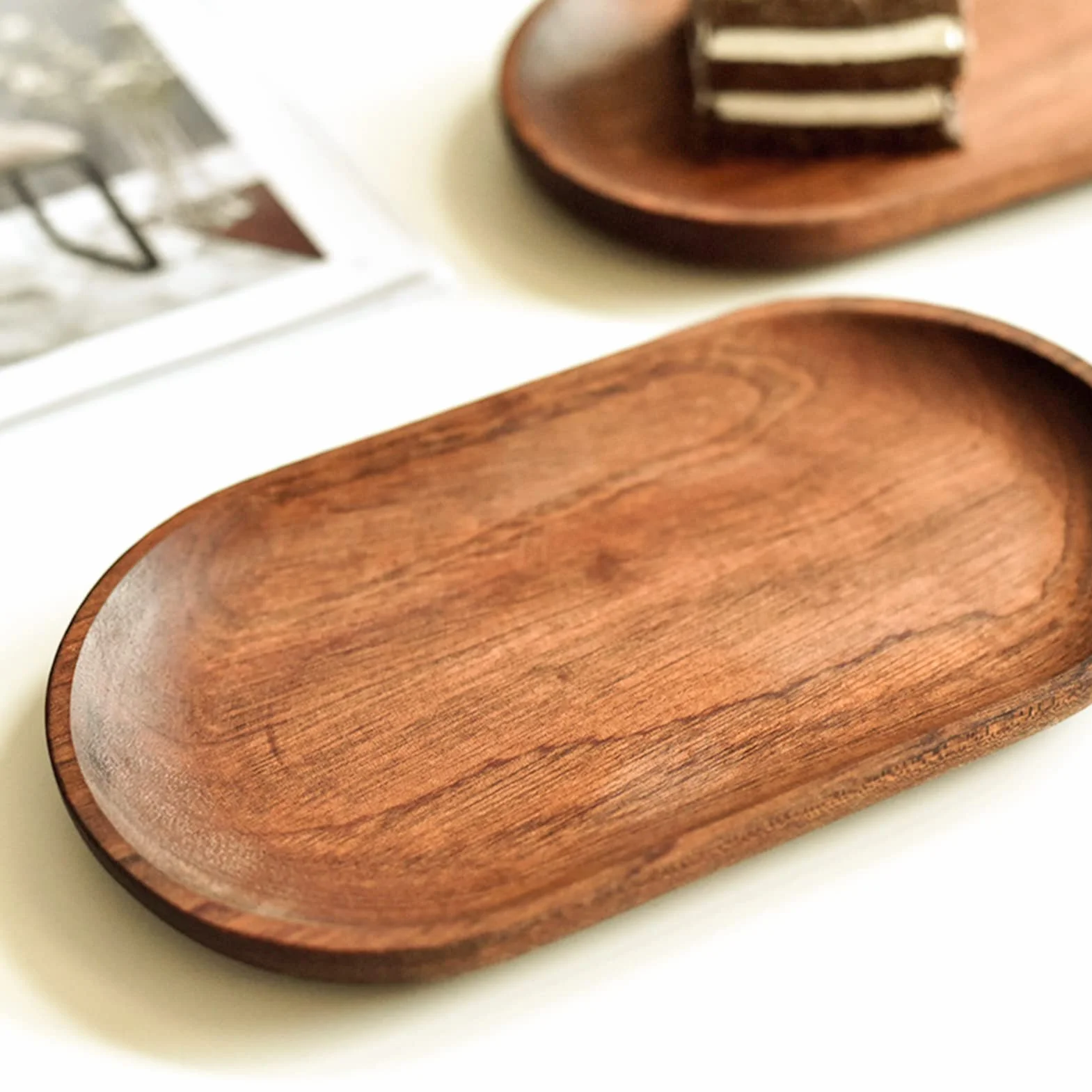 Porte-Cuillère Cuisine en Bois Rétro Naturel, Porte-Ustensiles pour Comptoir Spatules Cuillères