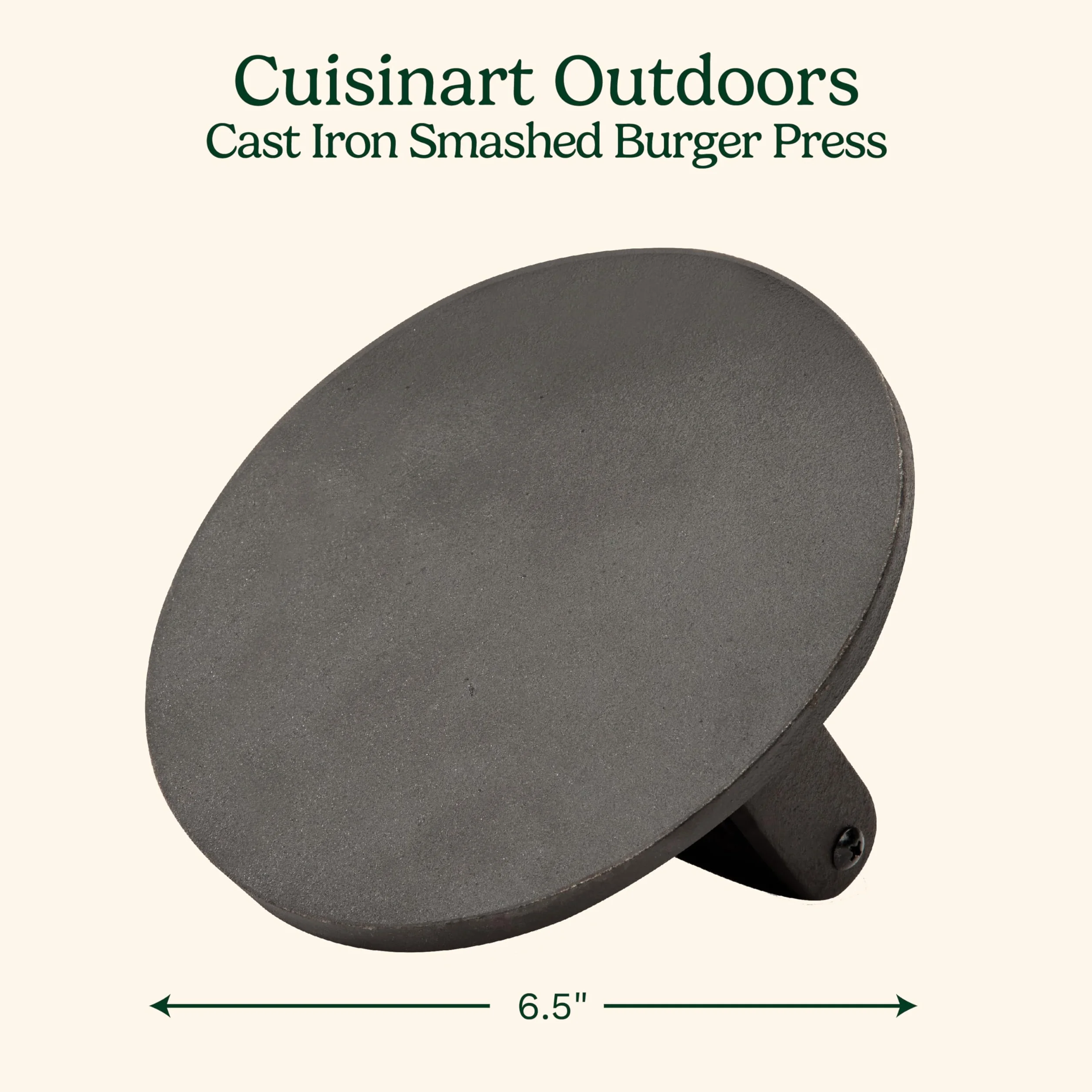 Cuisinart CISB-111 Cast Iron Smashed Burger Press