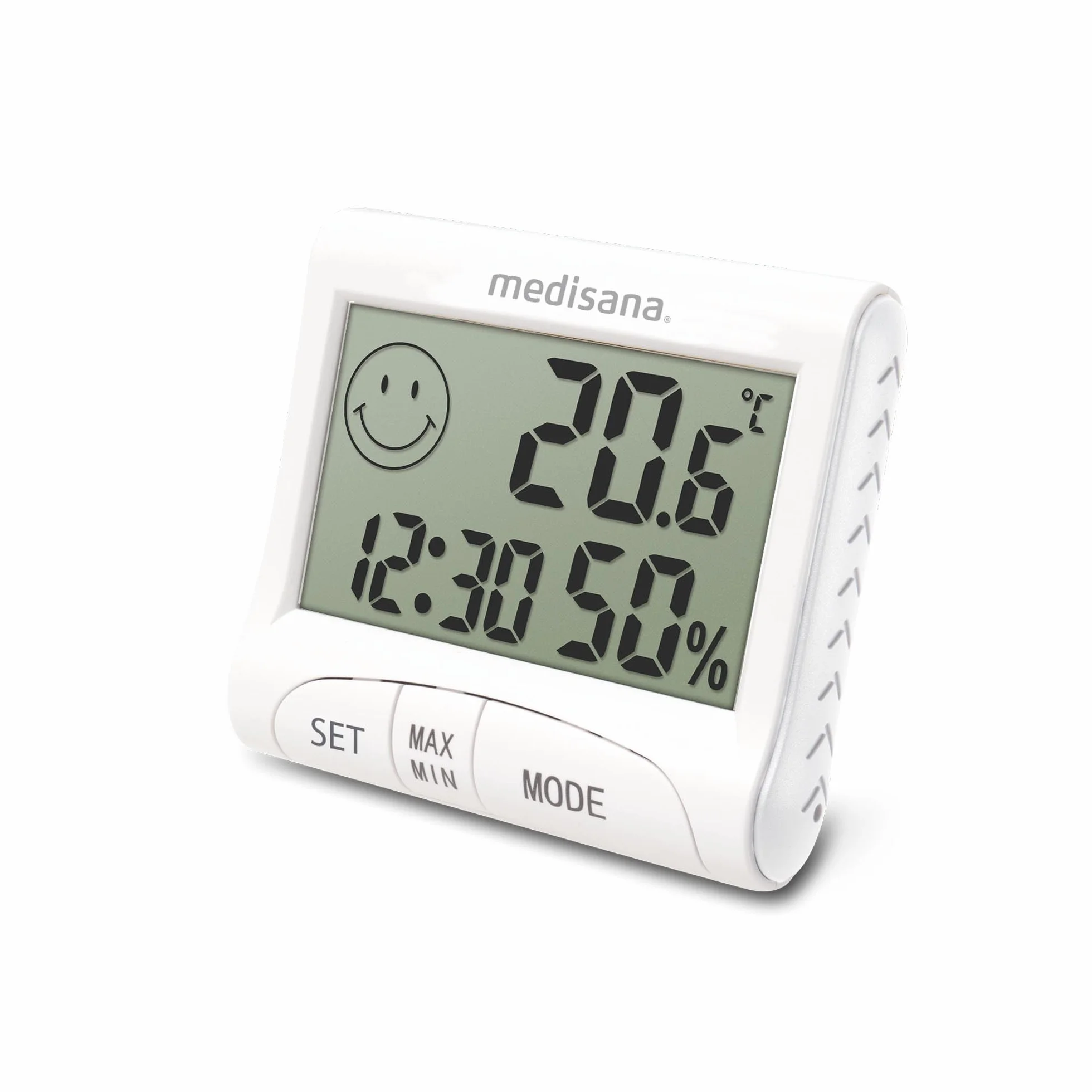 Medisana HG 100 Hygromètre numérique intérieur avec thermomètre et affichage de l'heure