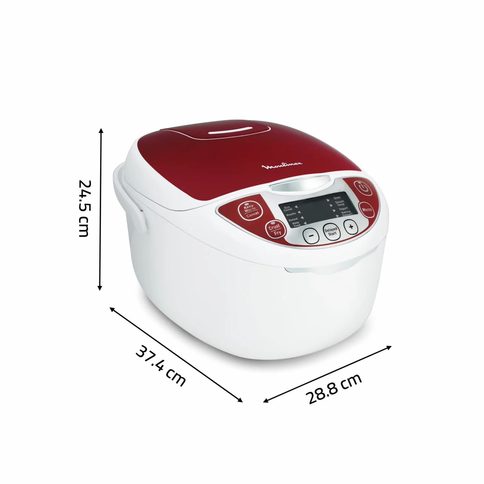 Moulinex Multicuiseur 5 L 750 W 12 programmes Cuisson vapeur Cuve antiadhésive amovible