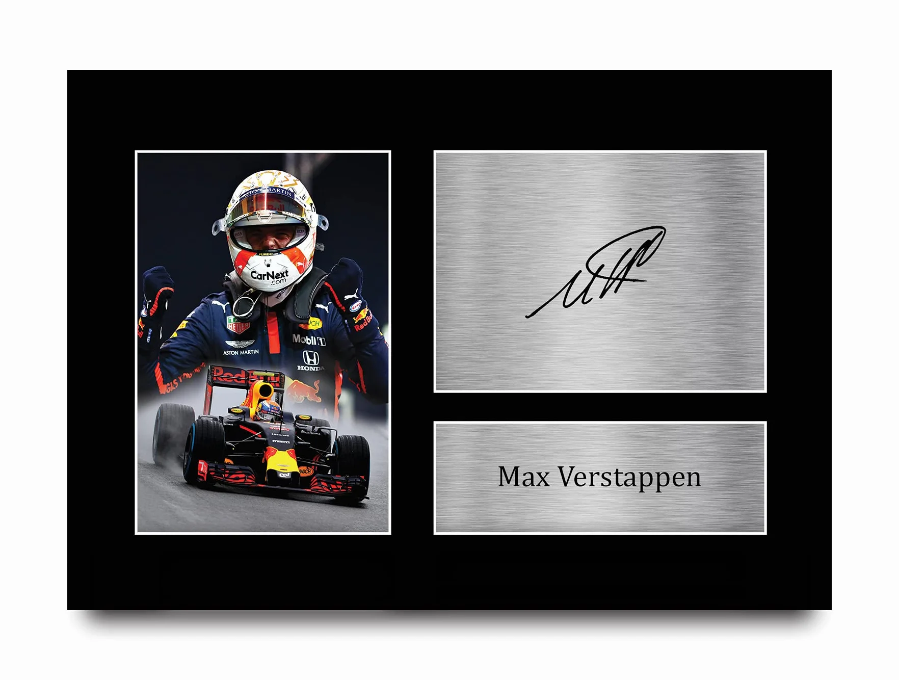 A4 Max Verstappen Photo Autographe Signée Cadeaux Formule 1