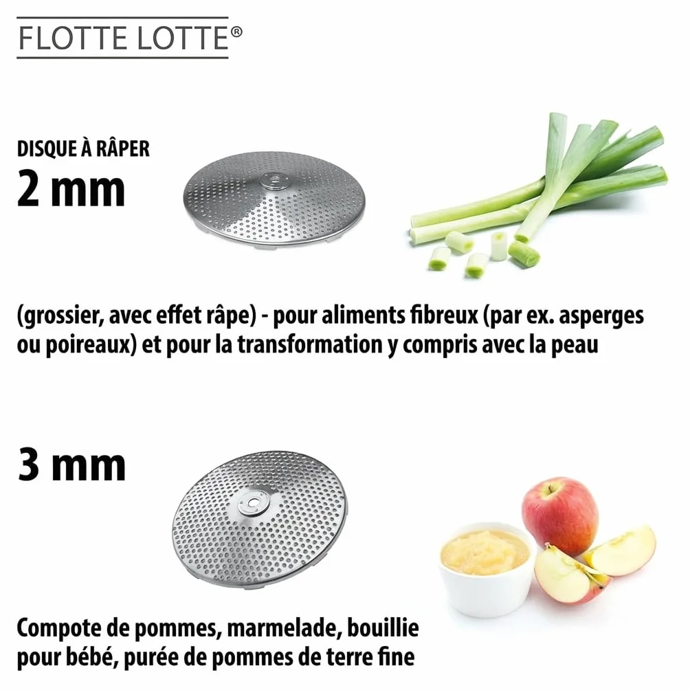 GEFU Flotte Lotte Moulin à Légumes Acier Inoxydable 40,5 x 12,2 x 22,3 cm