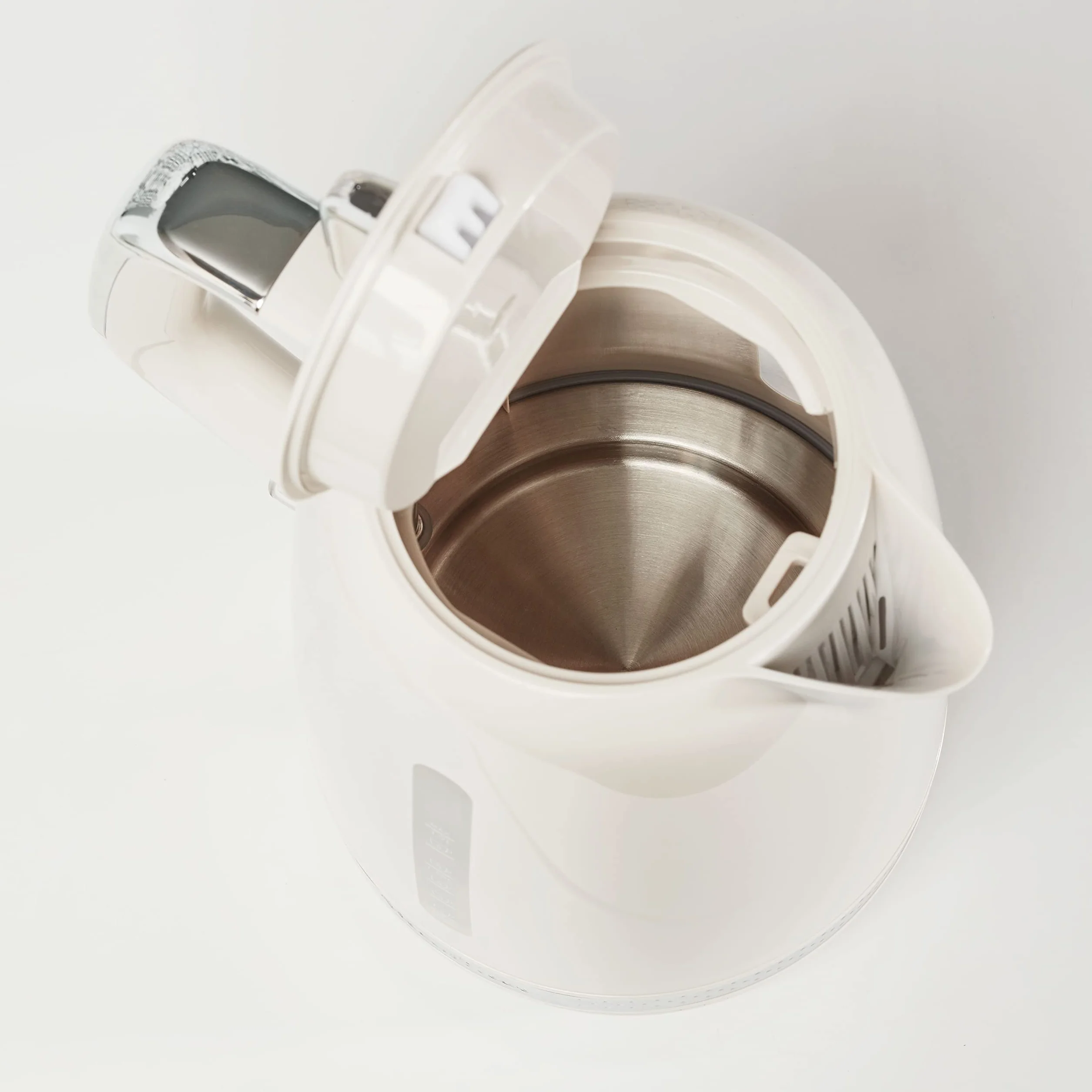Moulinex Bouilloire électrique 1,7 L 2 400 W Design vintage ivoire Base pivotante 360° Arrêt automatique BY320A10