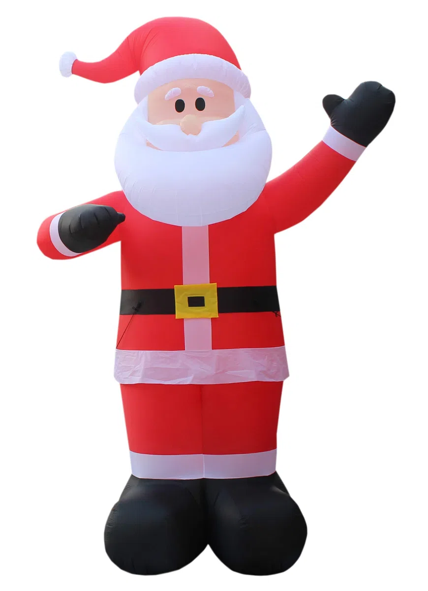 Grand Père Noël Gonflable de 4,3 m de Haut pour décoration intérieure et extérieure