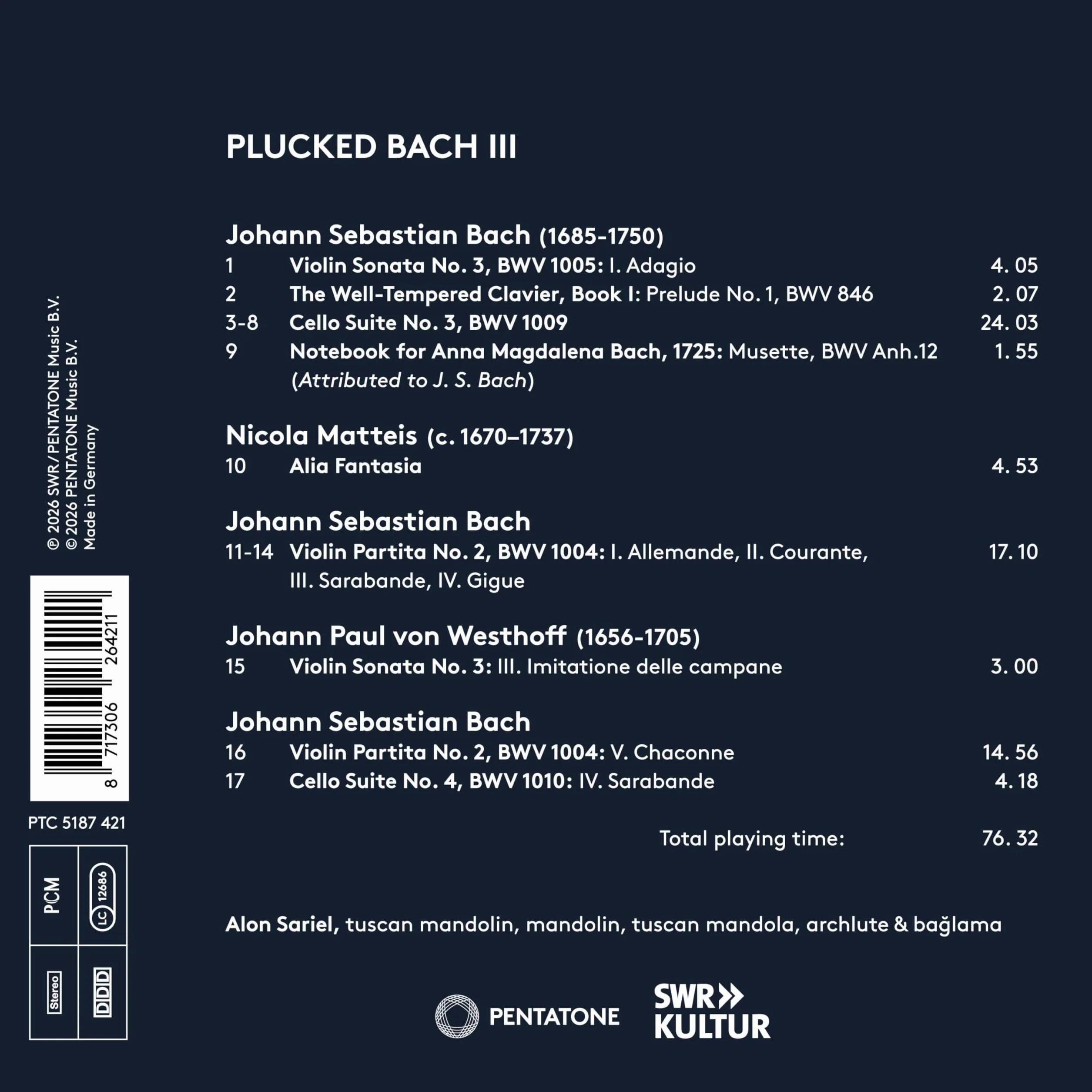 Plucked Bach III