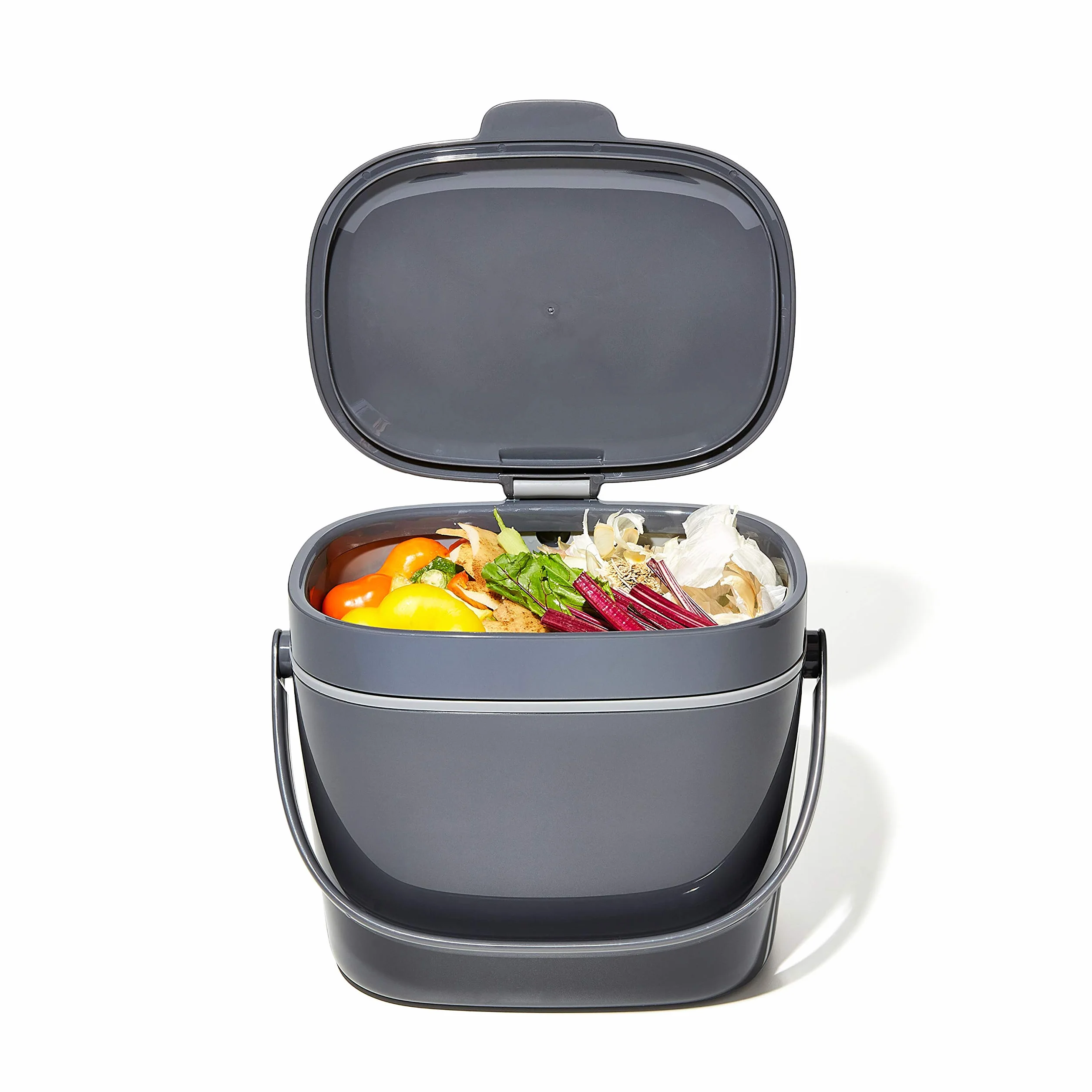 OXO Poubelle à Compost, Gris, 6.6 L