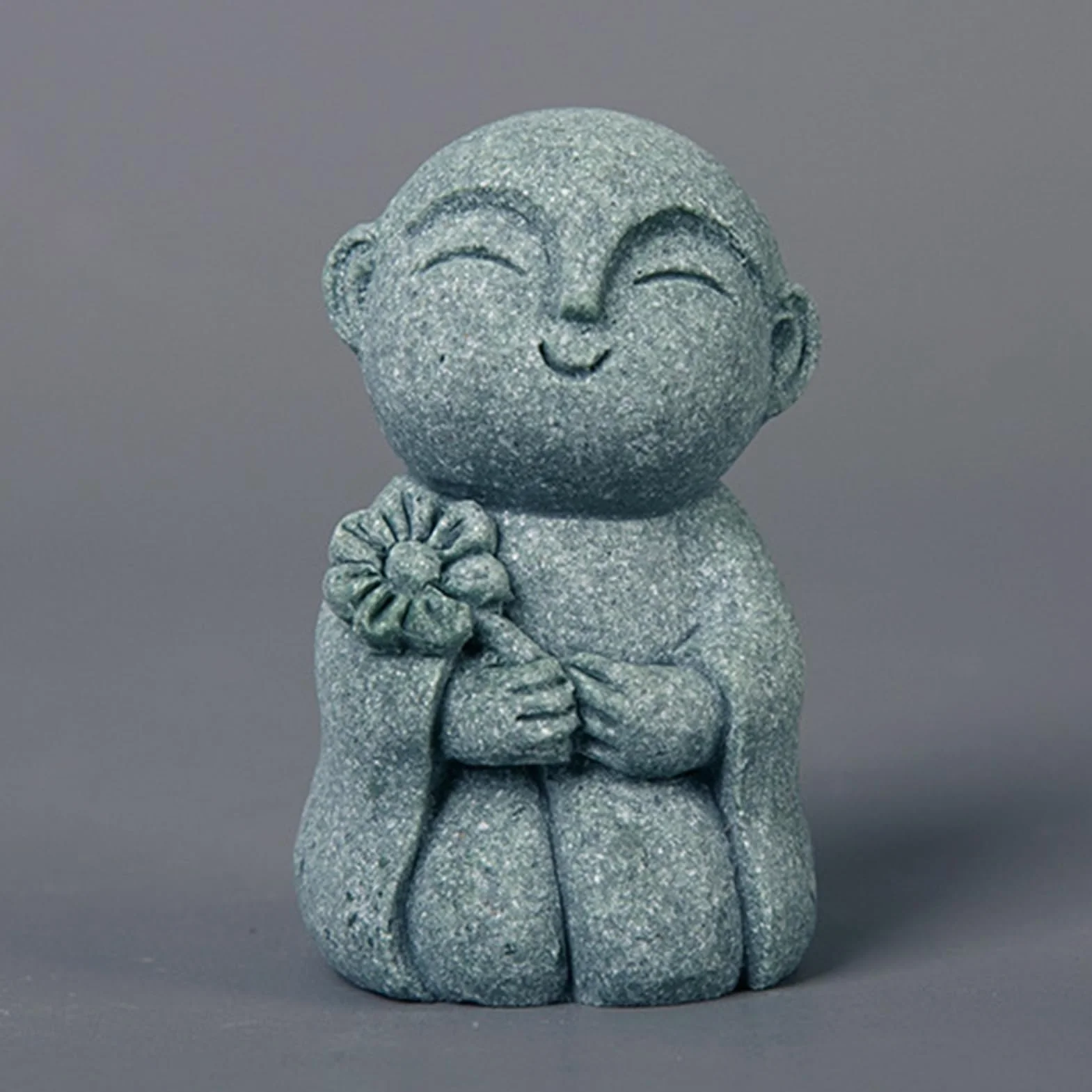 Figurines de Bouddha en Pierre pour Jardin, Sculpture Bouddhiste Spirituelle