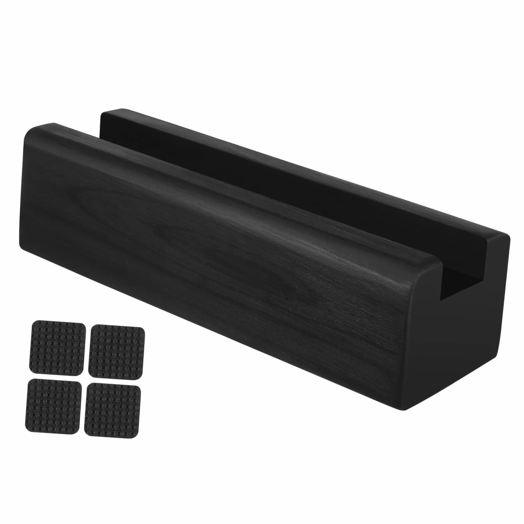 Support De Miroir En Bois Massif Antidérapant 9.84x2.95x2.68in Base De Miroir Sol Multi-Usage