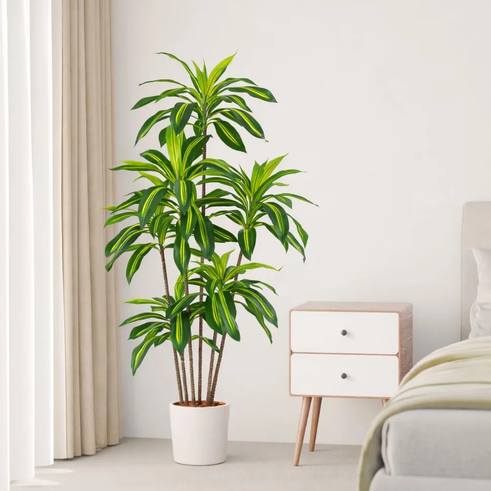 Palmier artificiel 160 cm Dracaena Pot PASCH Plante artificielle