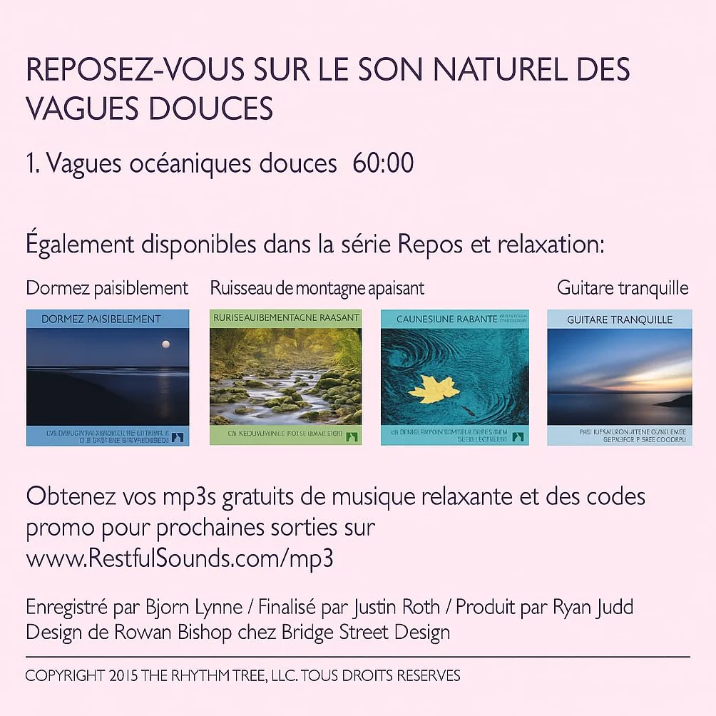 Vagues océaniques apaisantes – Sons de la nature pour relaxation, méditation et sommeil – Bruit blanc naturel