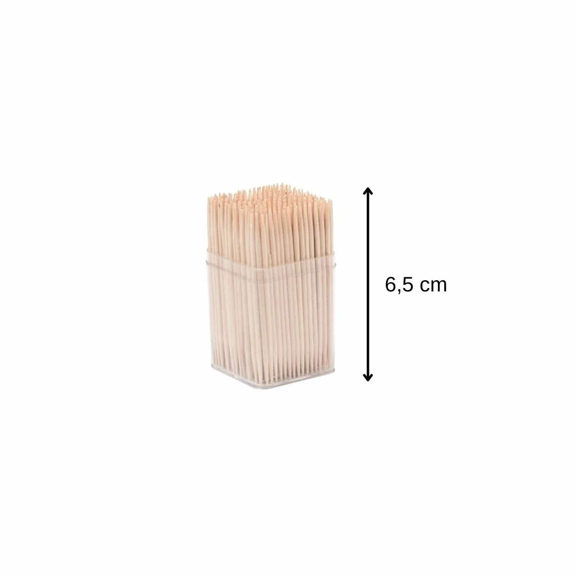 Fackelmann Lot de 300 cure-dents en bois 6,5 cm