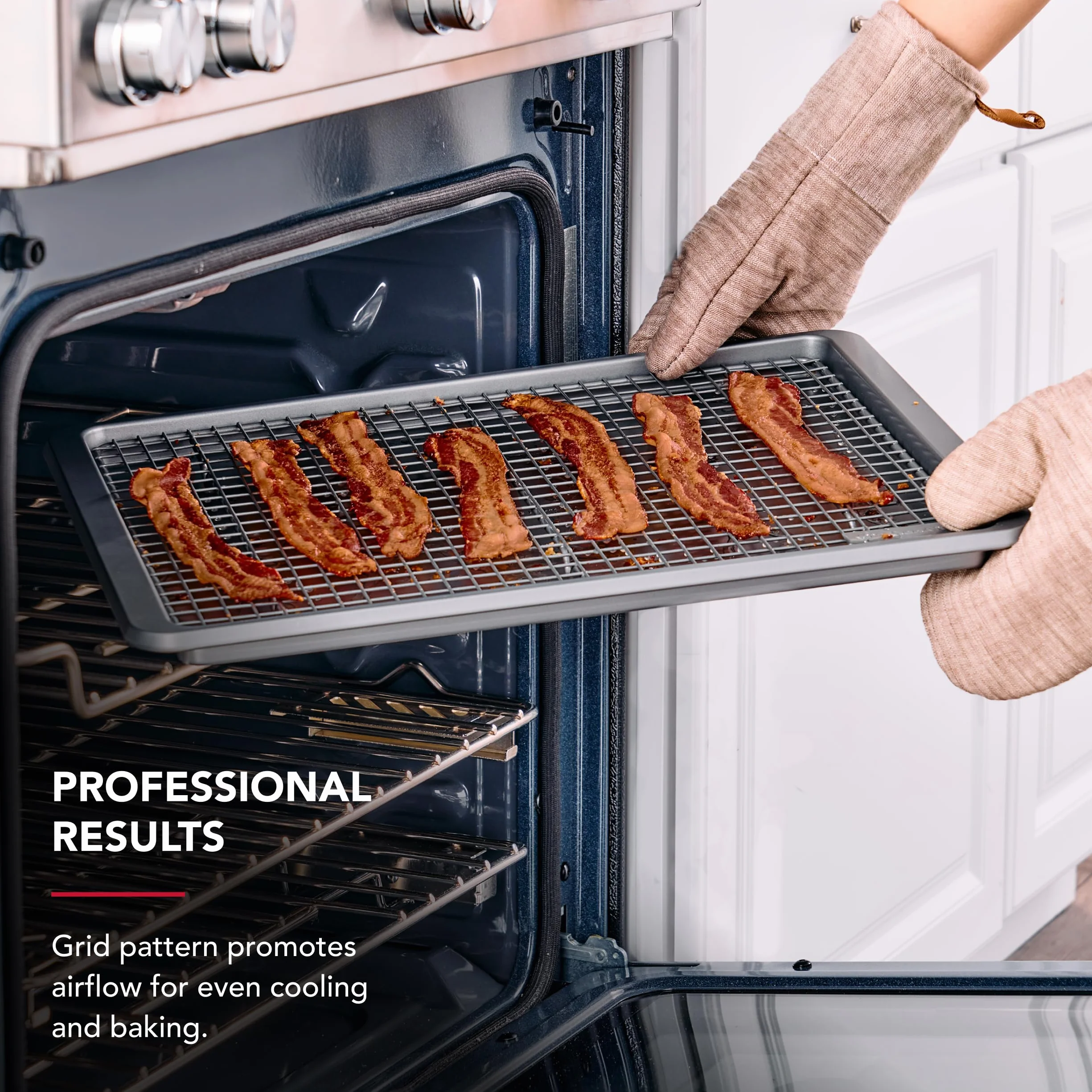 KitchenAid Nonstick grille de refroidissement en acier aluminium 33 x 45 cm