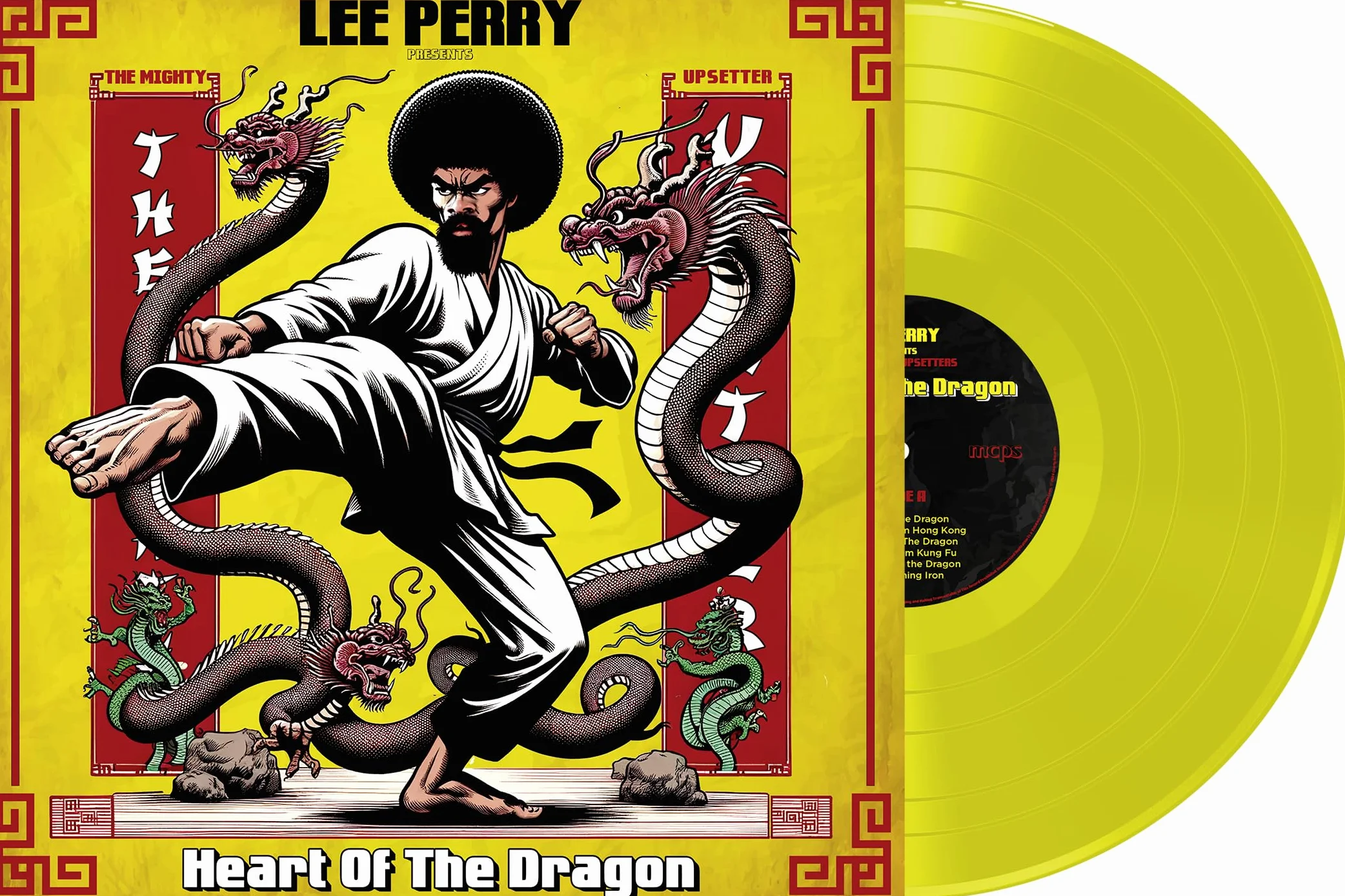 Heart Of The Dragon 30cm Jaune