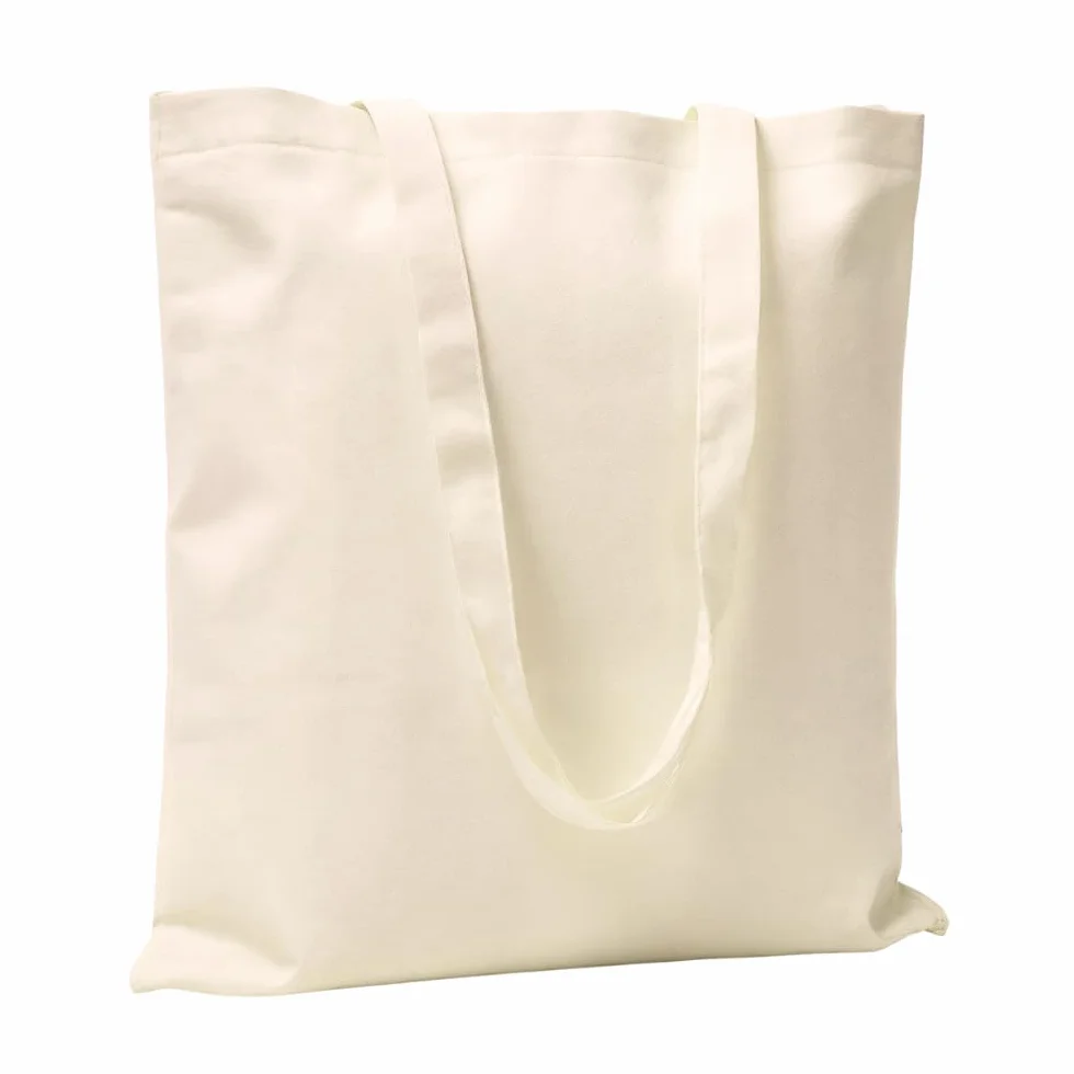 Sac en Coton Naturel 38x42 cm Sac Cabas Réutilisable Courses Sport