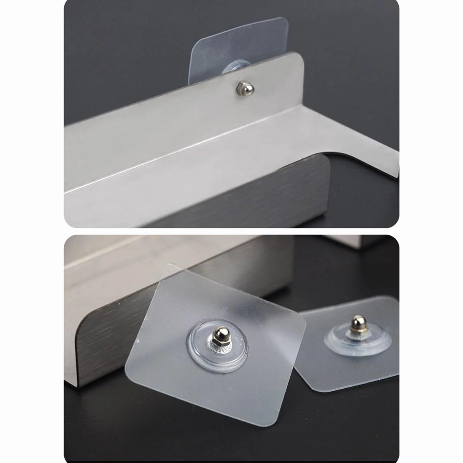 Manolyee Support pour Pelle à Pizza - Étagère Murale en Inox pour Ustensiles de Cuisine