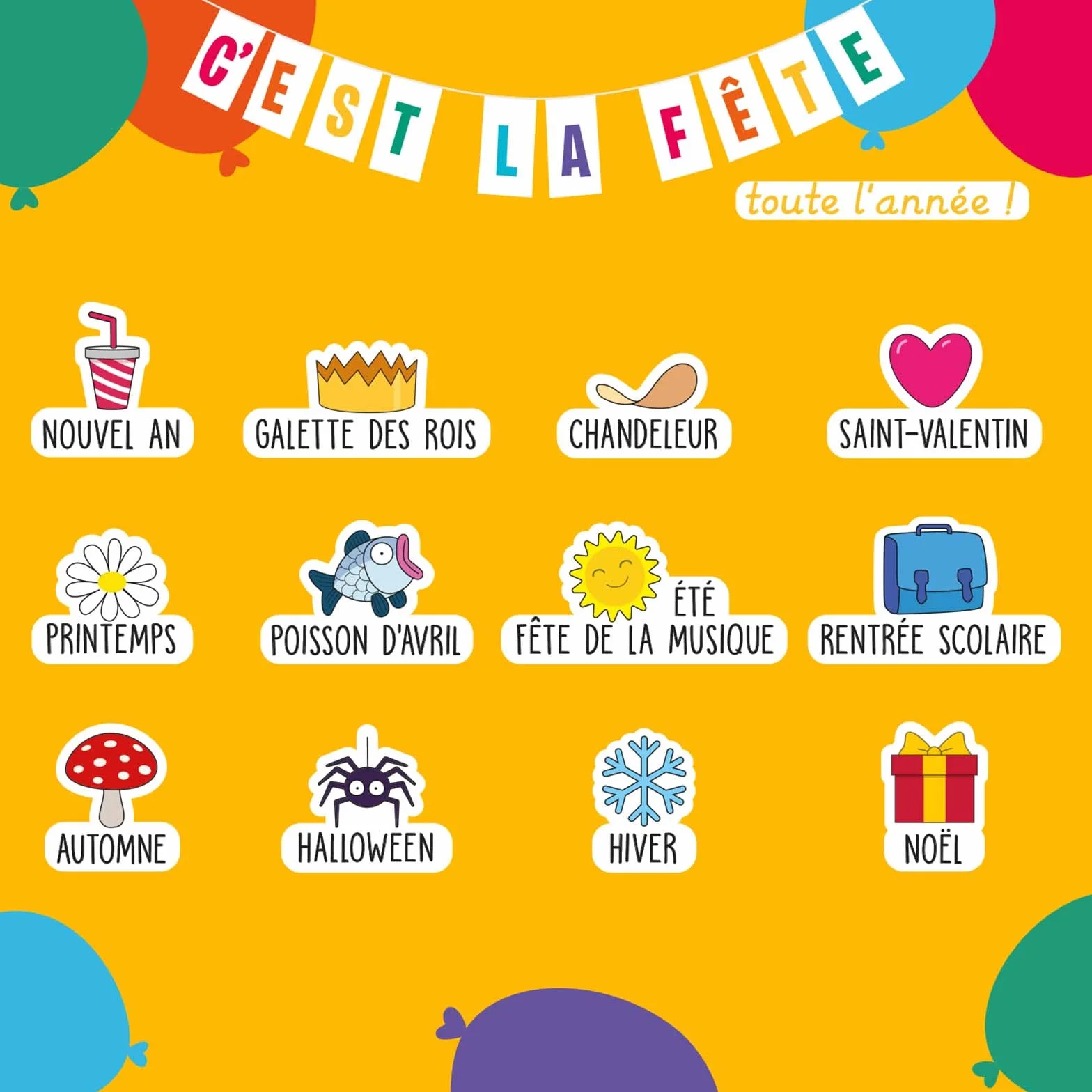 Coffret Chefclub Kids - C'est la fête toute l'année