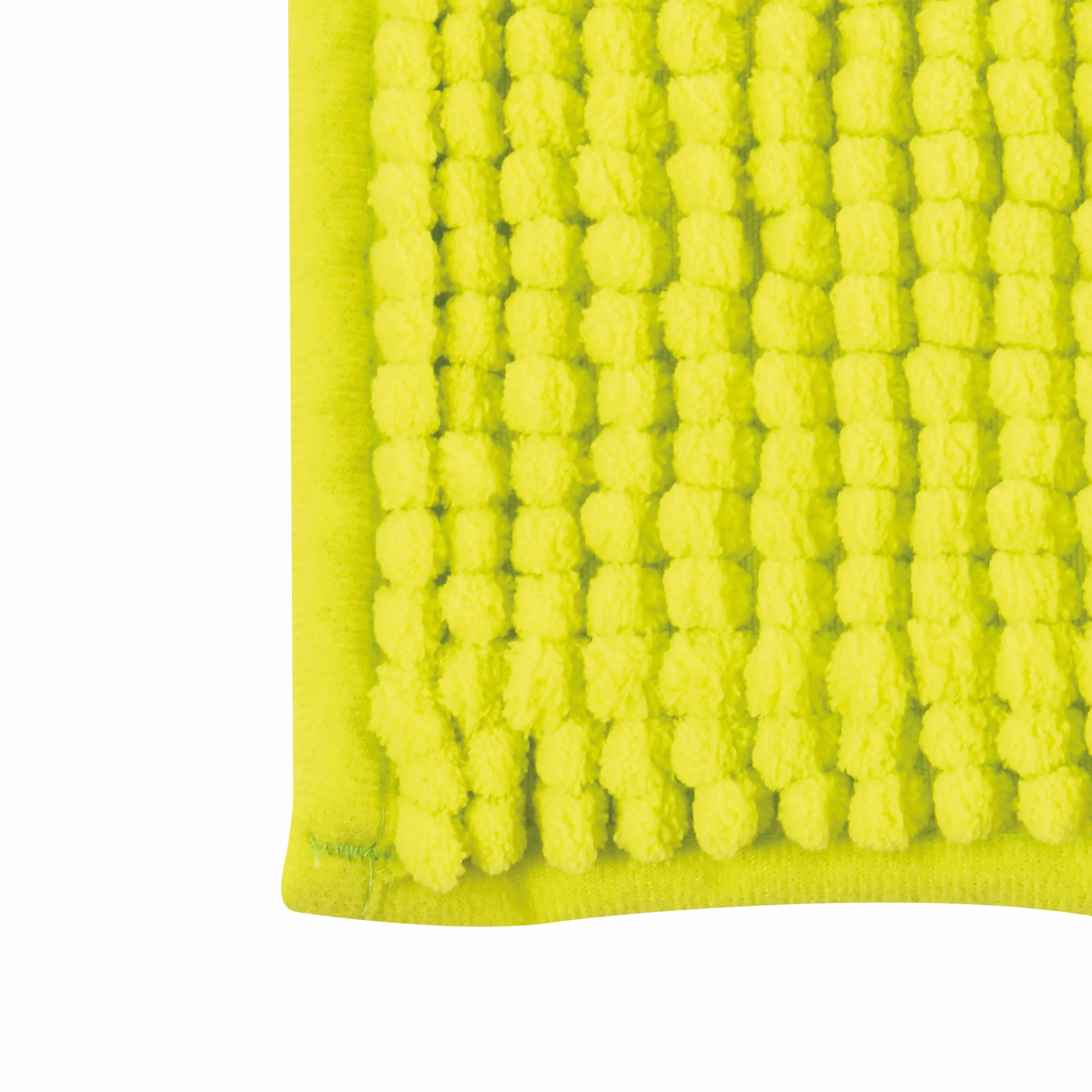Tapis de Bain Microfibre Chenille Anti-dérapant 40x60 cm Vert Clair