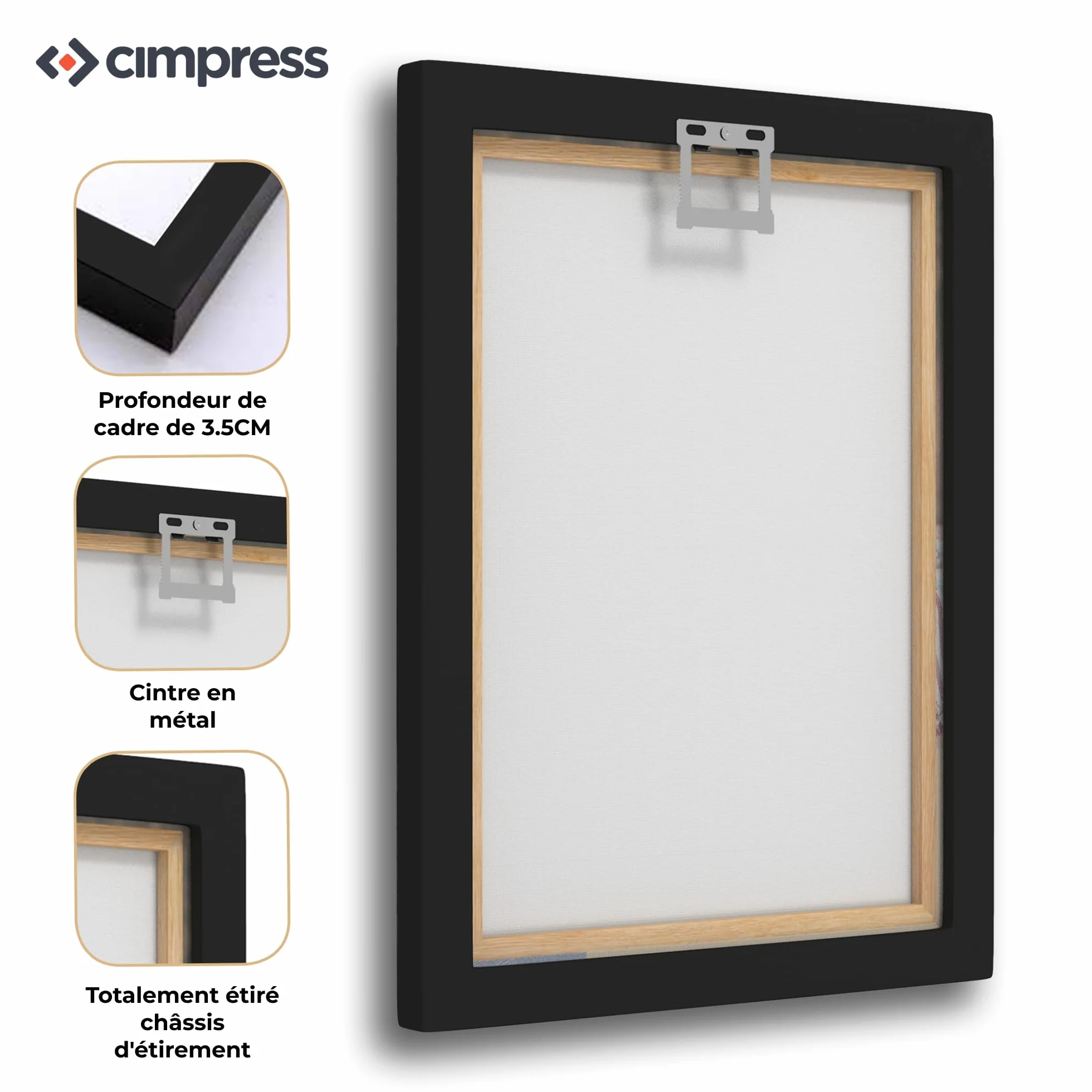 Cimpress Tableau sur Toile Personnalisé 20×30 cm Décoration Murale Moderne