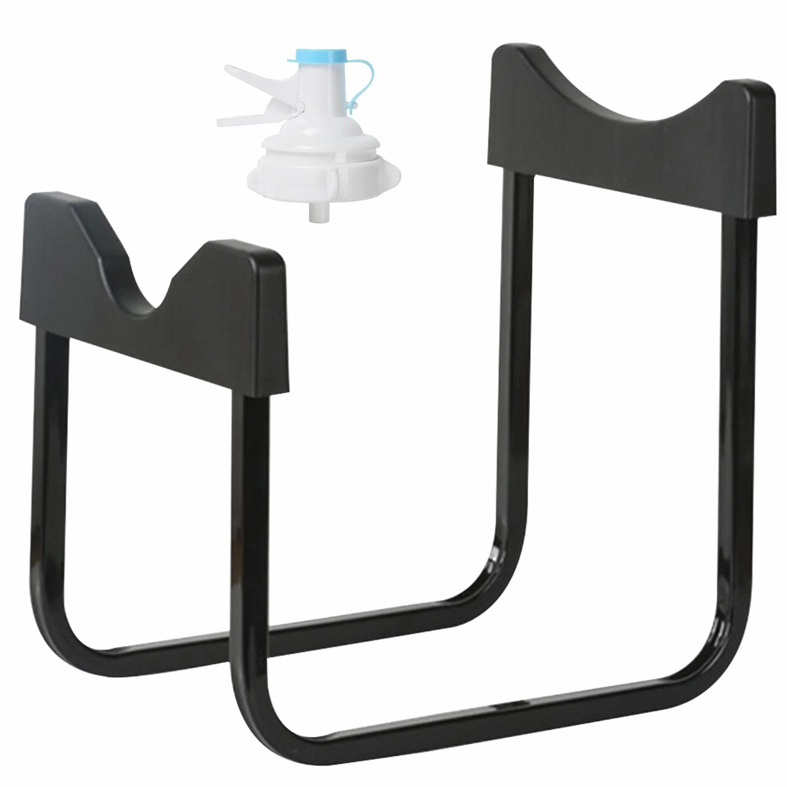 Porte-Bouteille d'3 à 5 gallons Support Distributeur d'eau Anti-Fuite Bec réutilisable Compatible Bouche Bouteille Non filetée