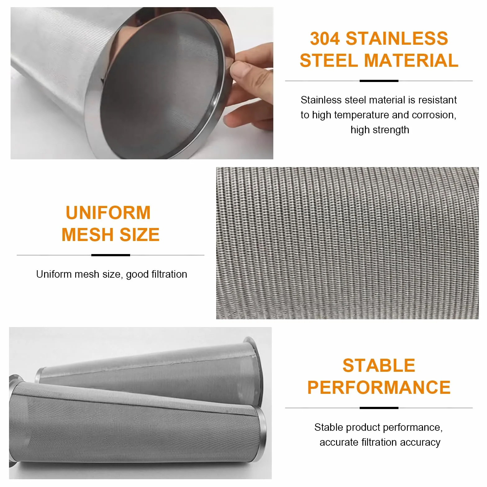 Filtre à café à froid pour pot Mason large goulot, passoire acier inoxydable 304, cafetière glacée 950 ml
