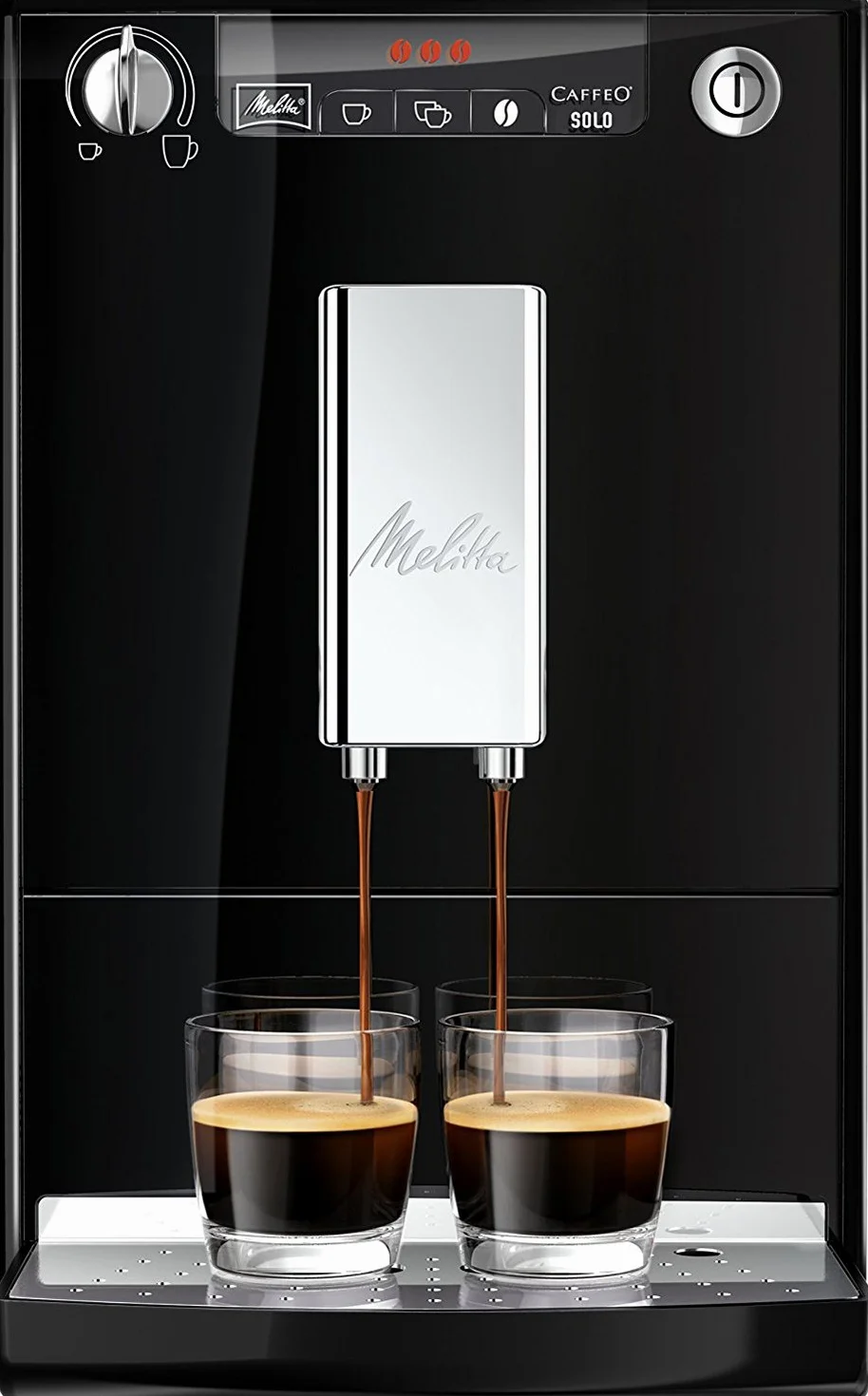 Melitta Caffeo Solo E950-101 Cafetière super automatique 15 bars expresso noir reconditionné
