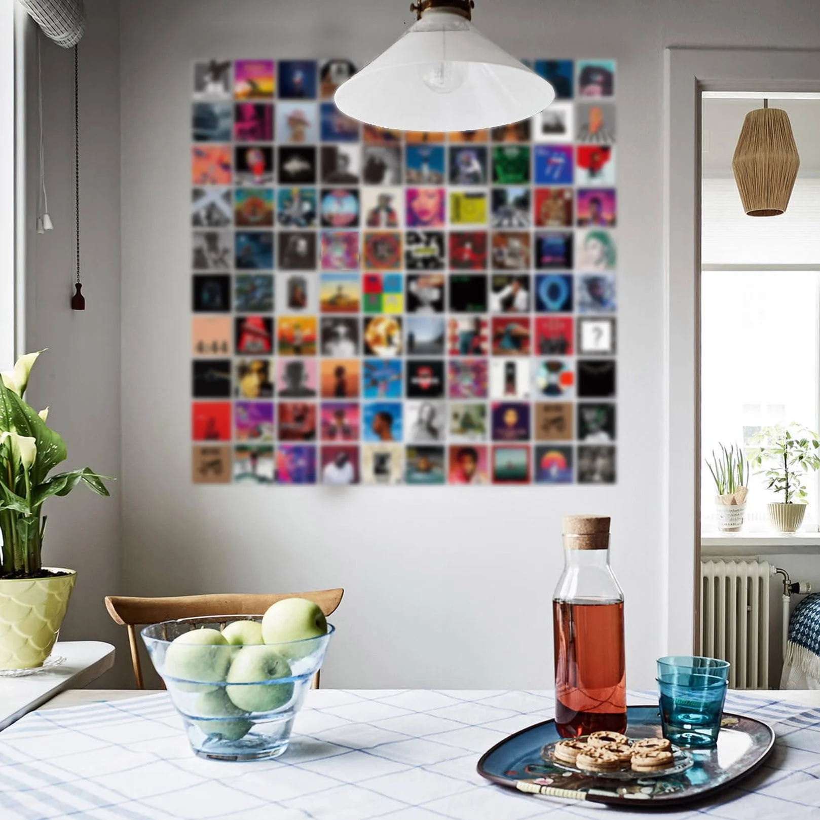 ART·ZONE 100 Pièces 5x5 Pouces Ensemble de Collage d'Affiches pour Chambre