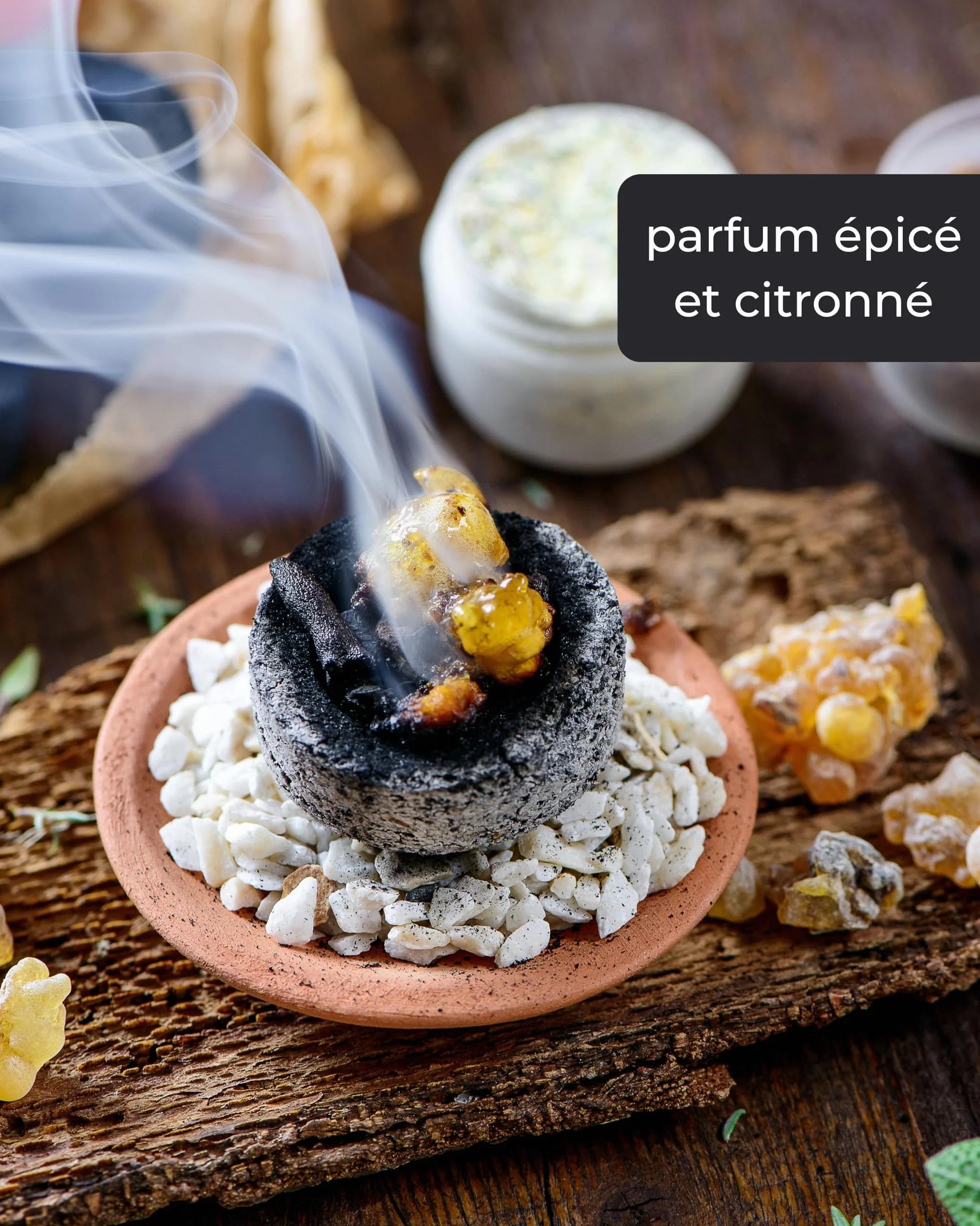 Encens Naturel en résine Boswellia Papyrifera 50g - Oliban éthiopien pour Purification