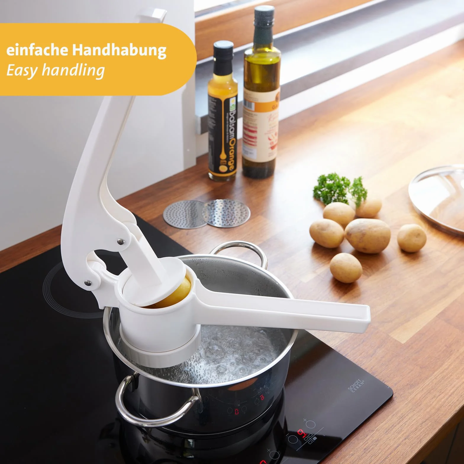 Westmark Presse à Spätzle et à Pommes de Terre, 1 Pièce, Blanc