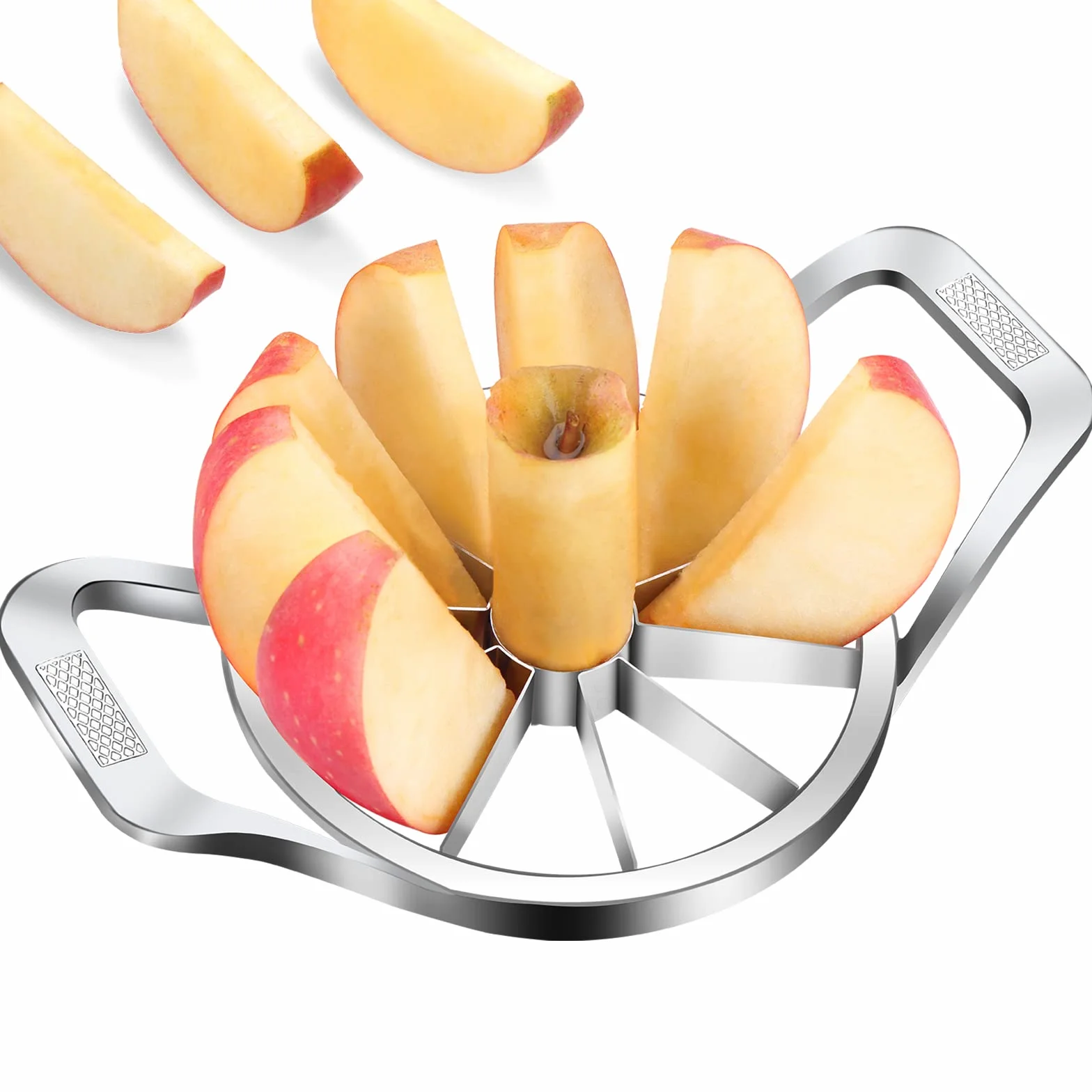 Coupe Pomme Acier Inoxydable Trancheuse de Pomme En 10 Quartiers