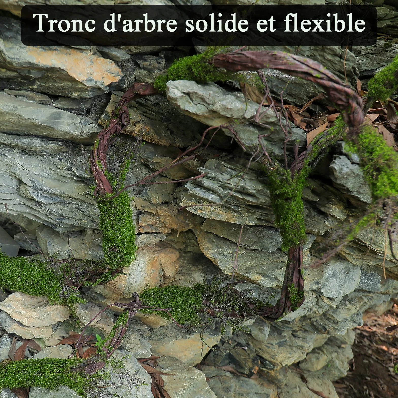 Grande Guirlande Artificielle Flexible en Mousse Branches Vignes 2 m Décoration Murale Halloween Arche Mariage