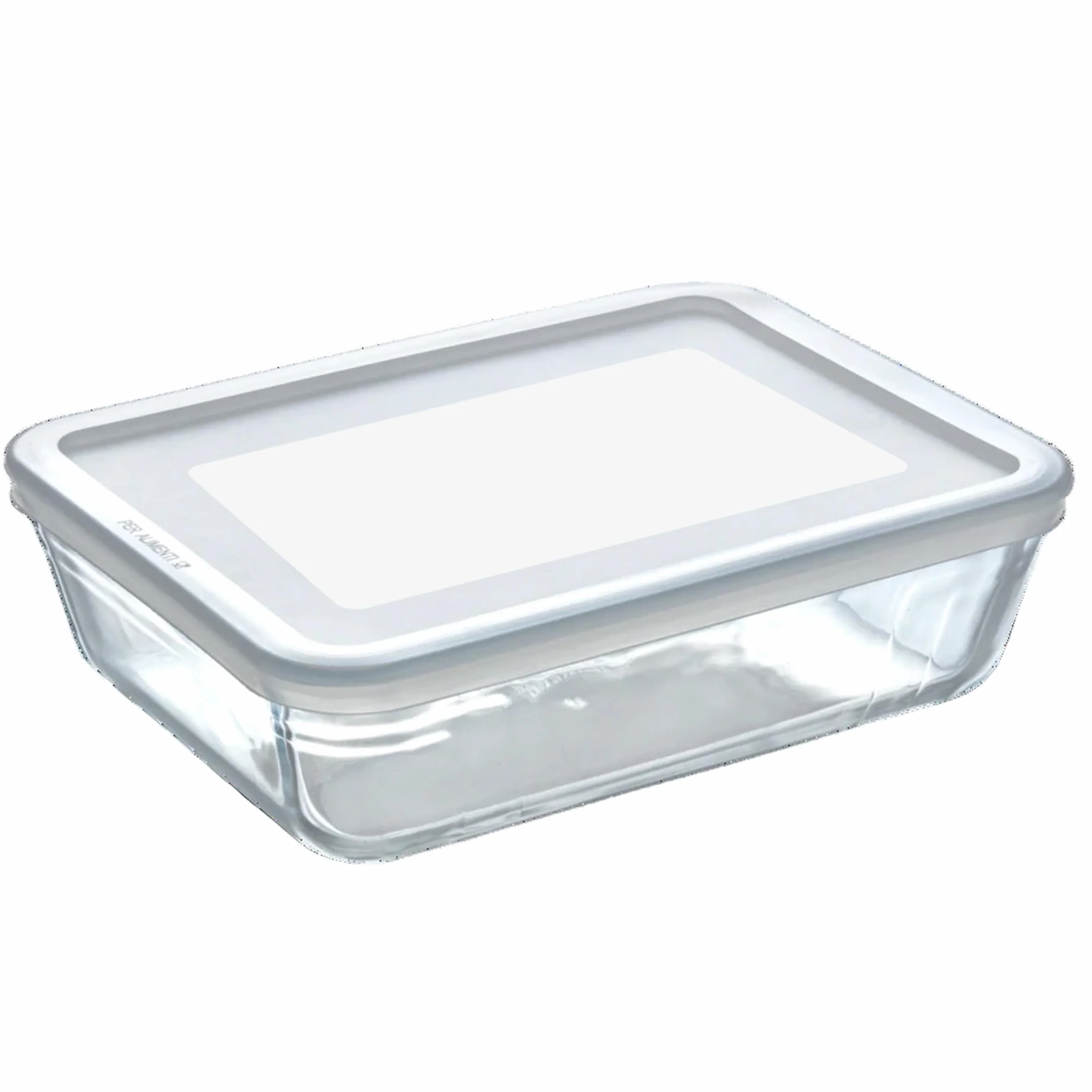 Pyrex Boîte de Conservation Rectangulaire 19x14 cm Verre borosilicate Plat à Four