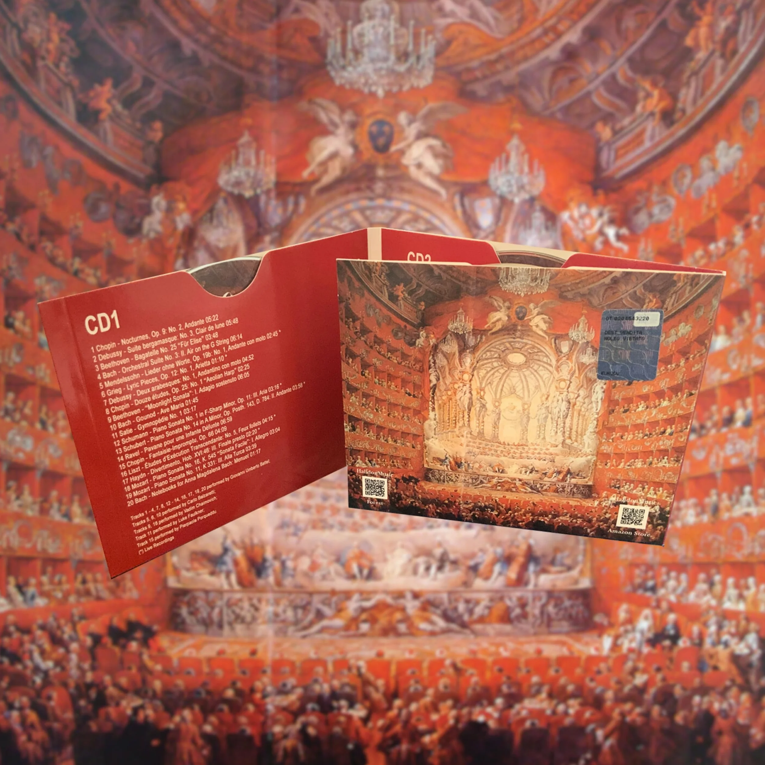 50 Pieces Classical Music Beethoven Vivaldi Mozart Nocturnes Piano Sonata Symphony Il Barbiere Di Siviglia Four Season