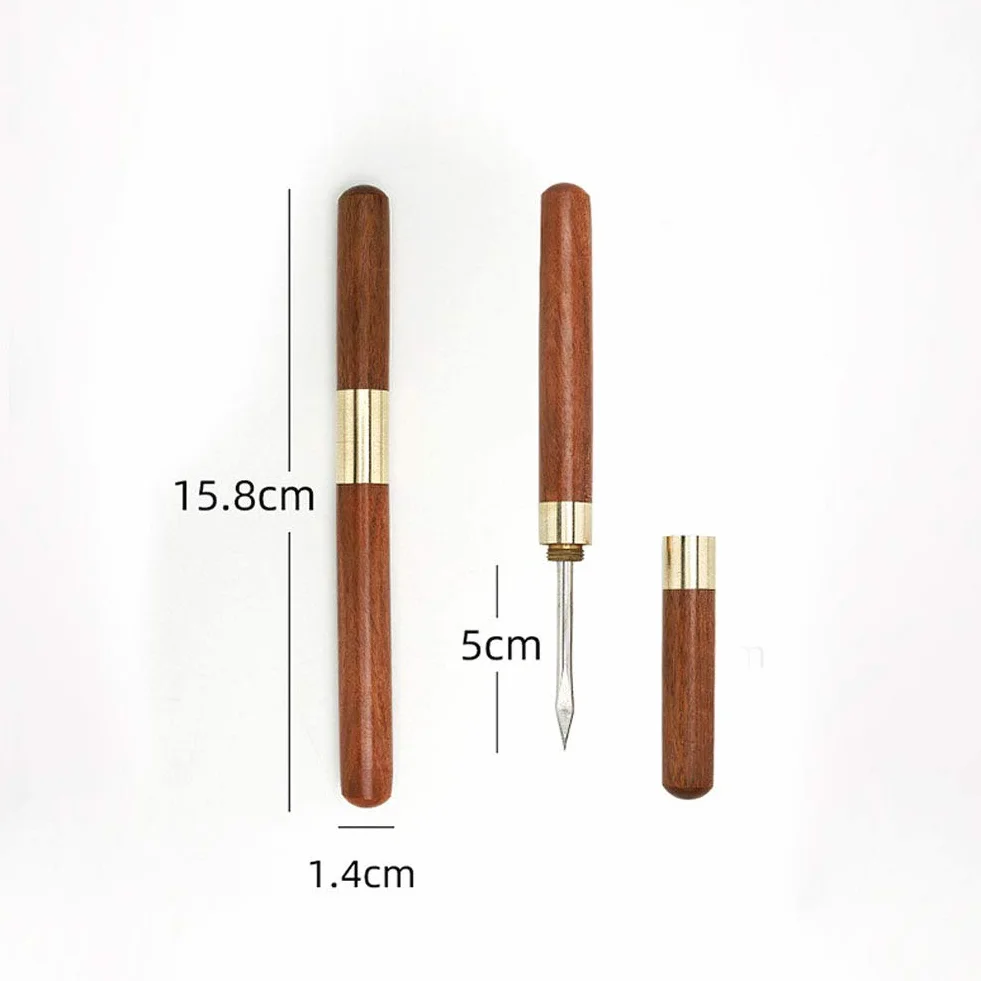 Lot de 2 couteaux à thé en bois pour casser thé, gâteau, glace