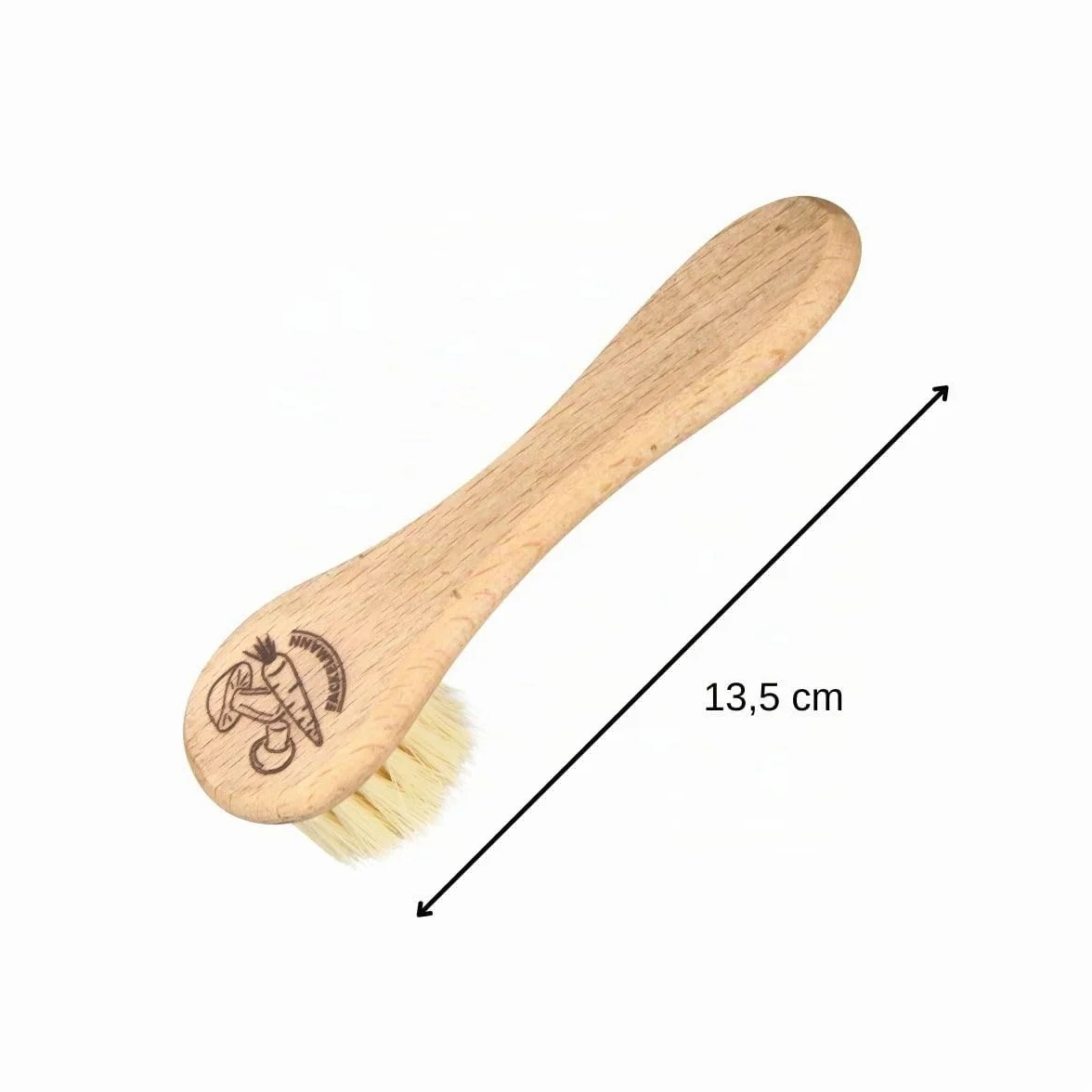 Fackelmann Brosse pour légumes en Bois 13,5 x 3,6 x 3,3 cm