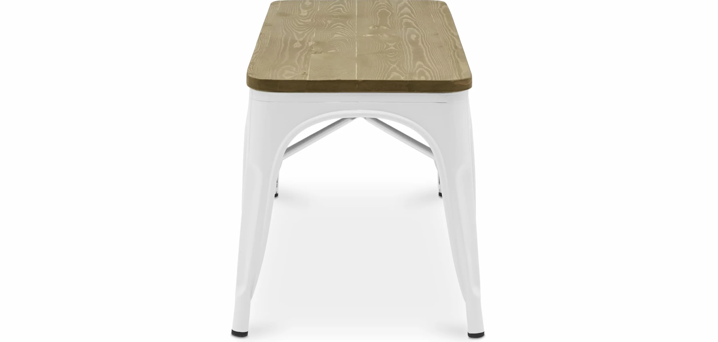Stylix Industrial Style Banc Bois et Métal Vert Pastel