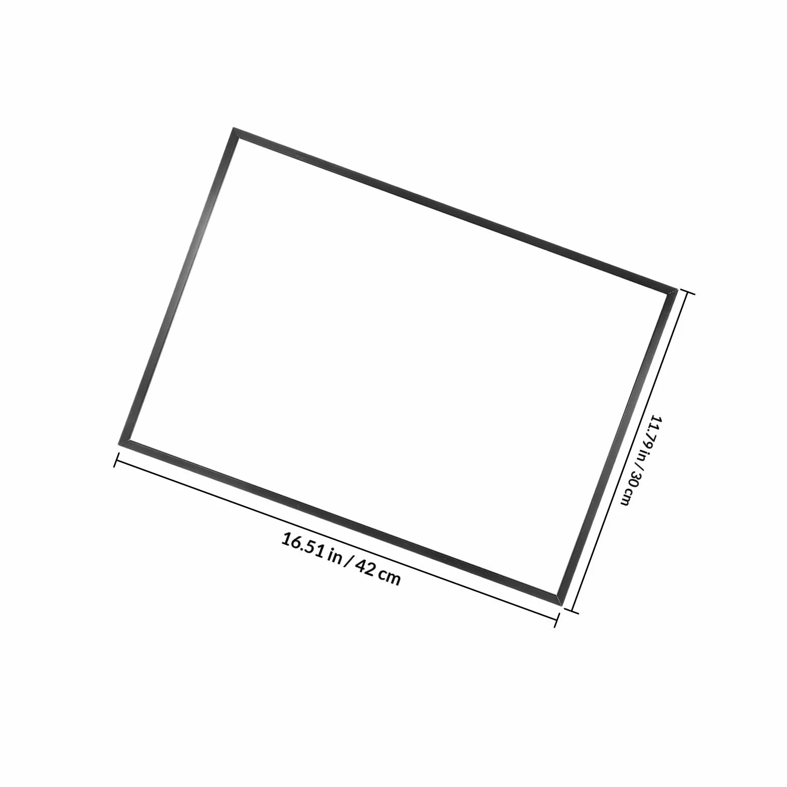 Miroir de Magasin de Chaussures en Alliage d'Aluminium et Verre Noir, Reflet Clair et Stable