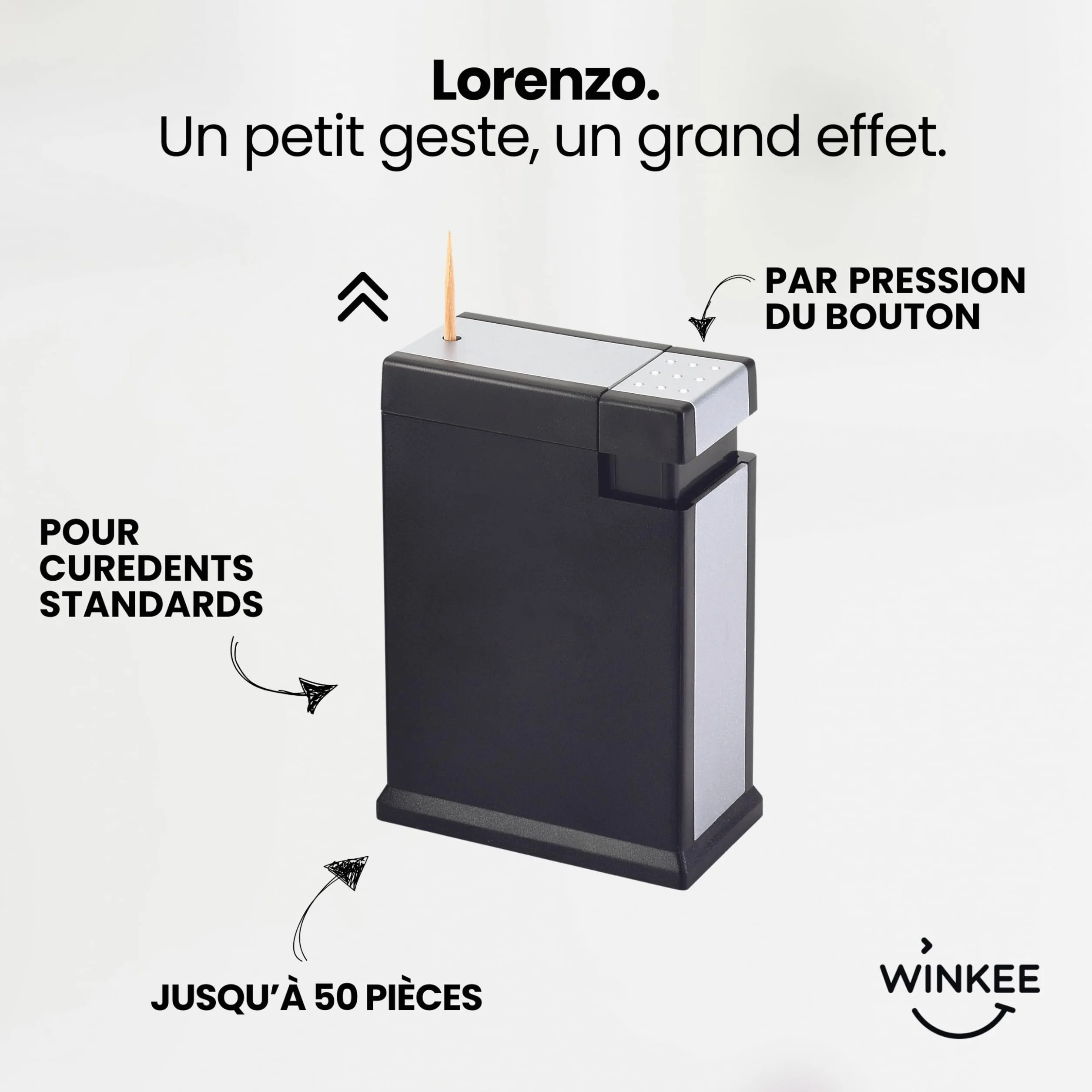 Lorenzo Distributeur de cure-dents