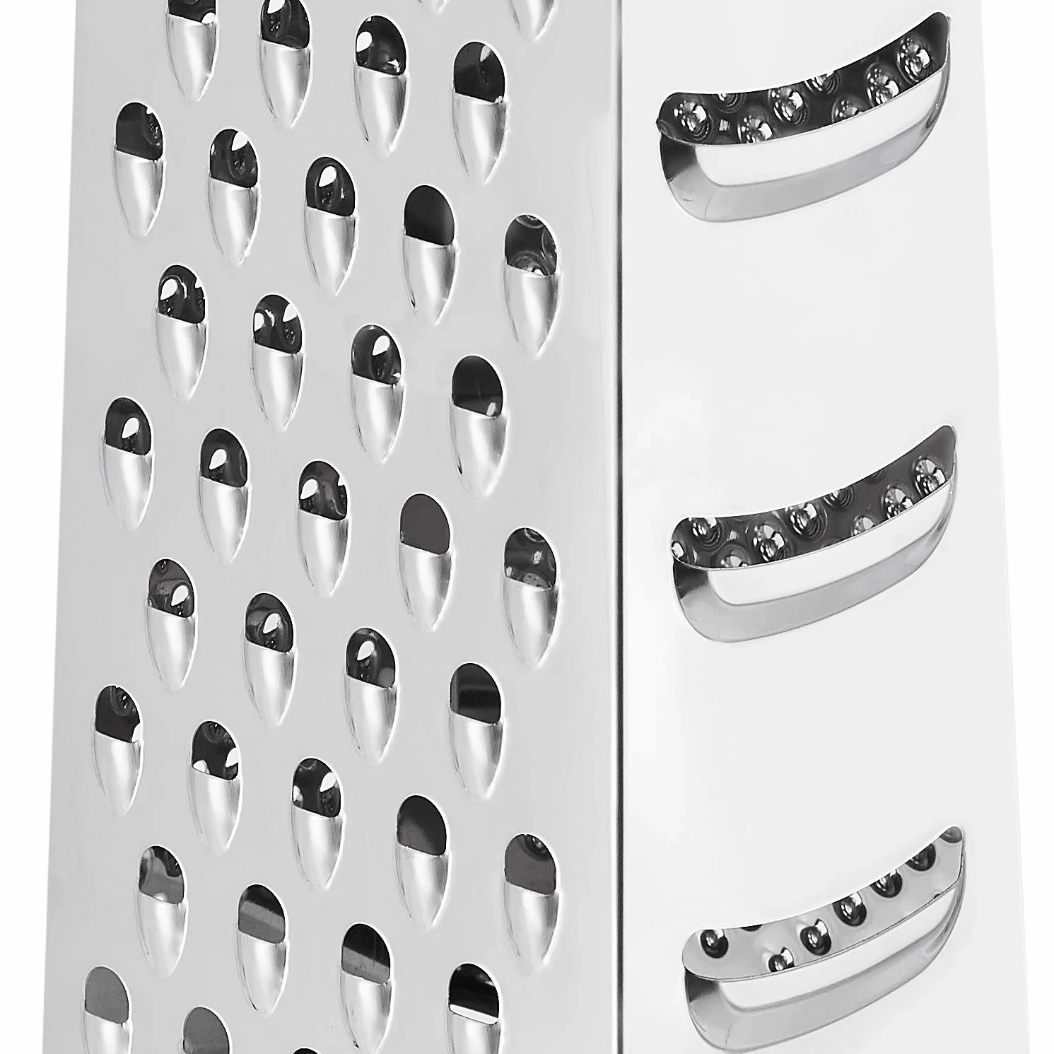 Amazon Basics Râpe à fromage rectangulaire 4 côtés acier inoxydable 22,8 cm Noir