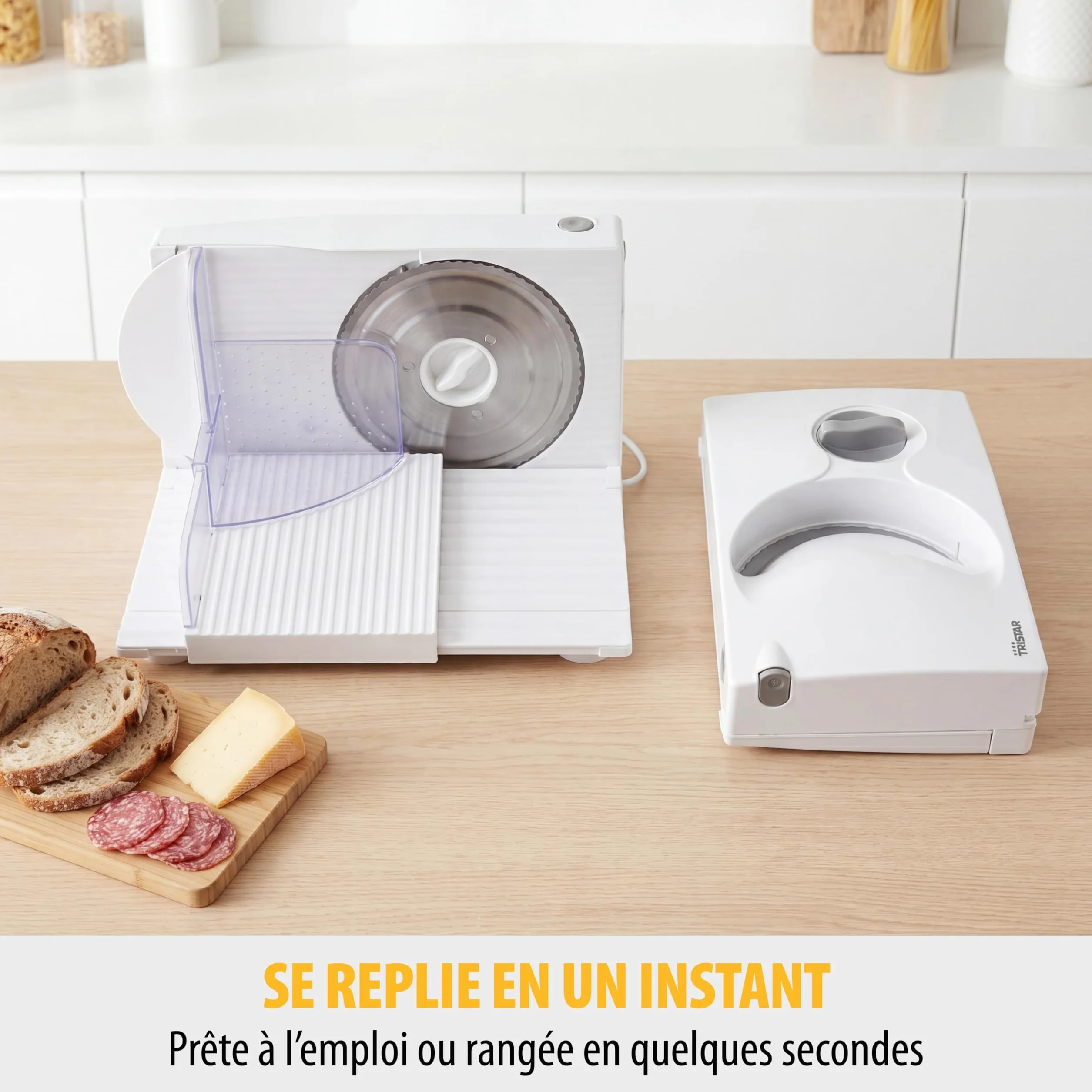 Tristan acier inoxydable Trancheuse électrique pliable 150W EM-2098