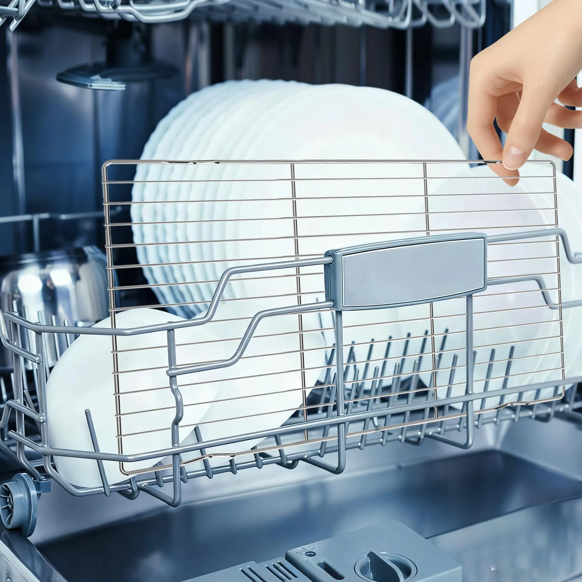 Grille Patisserie Refroidissement 35x22cm Acier Inoxydable 4 Pièces pour Cuisine Gâteaux