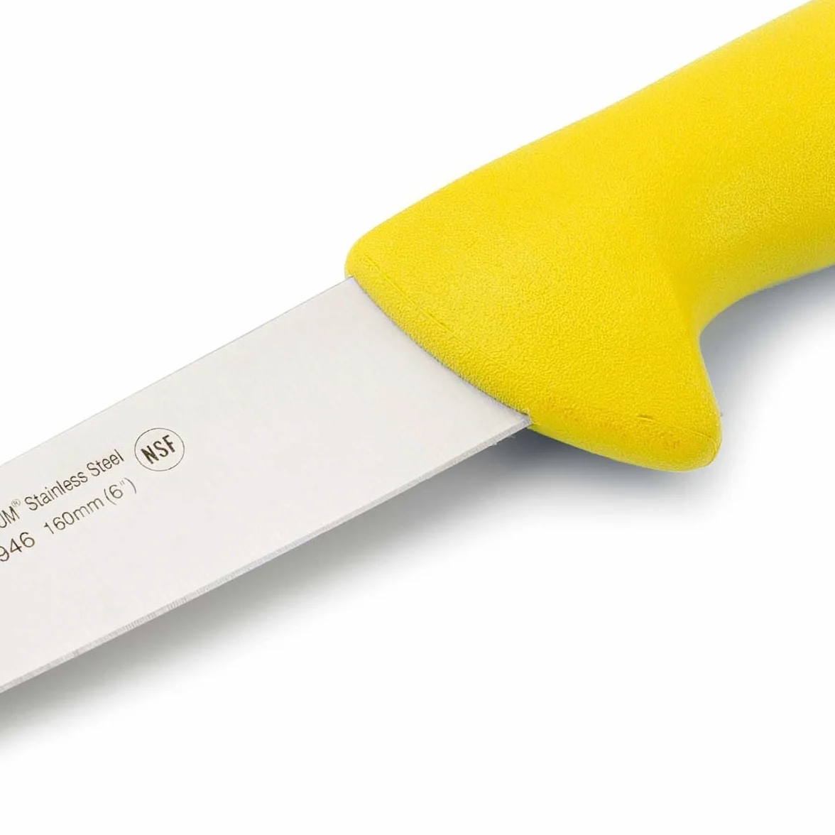 Arcos Couteau de Boucher Acier Inoxydable Nitrum Lame 200 mm Professionnel Viande Série 2900 Jaune