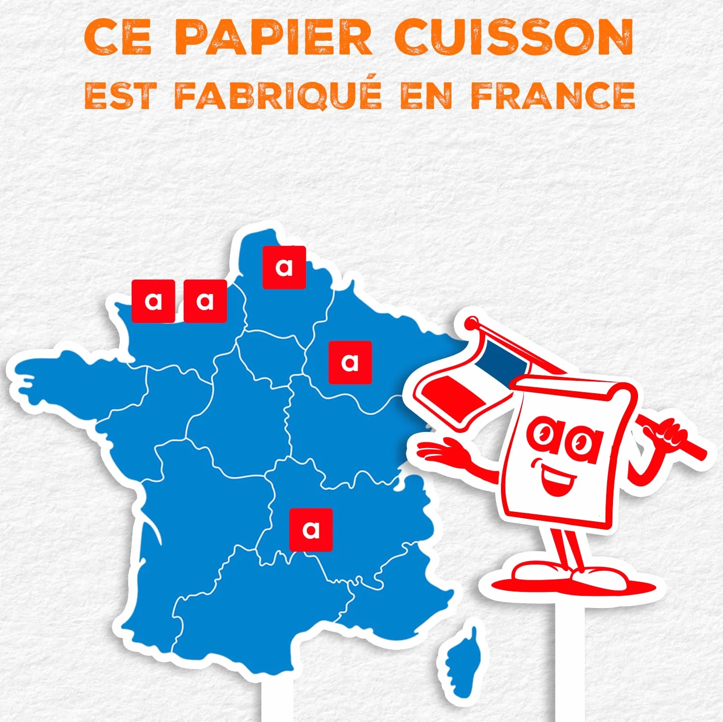 Papier cuisson anti-adhérent 12M Alfapac Fabriqué en France