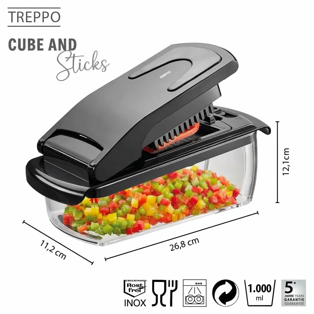 GEFU TREPPO Coupe-dés et bâtonnets 89471