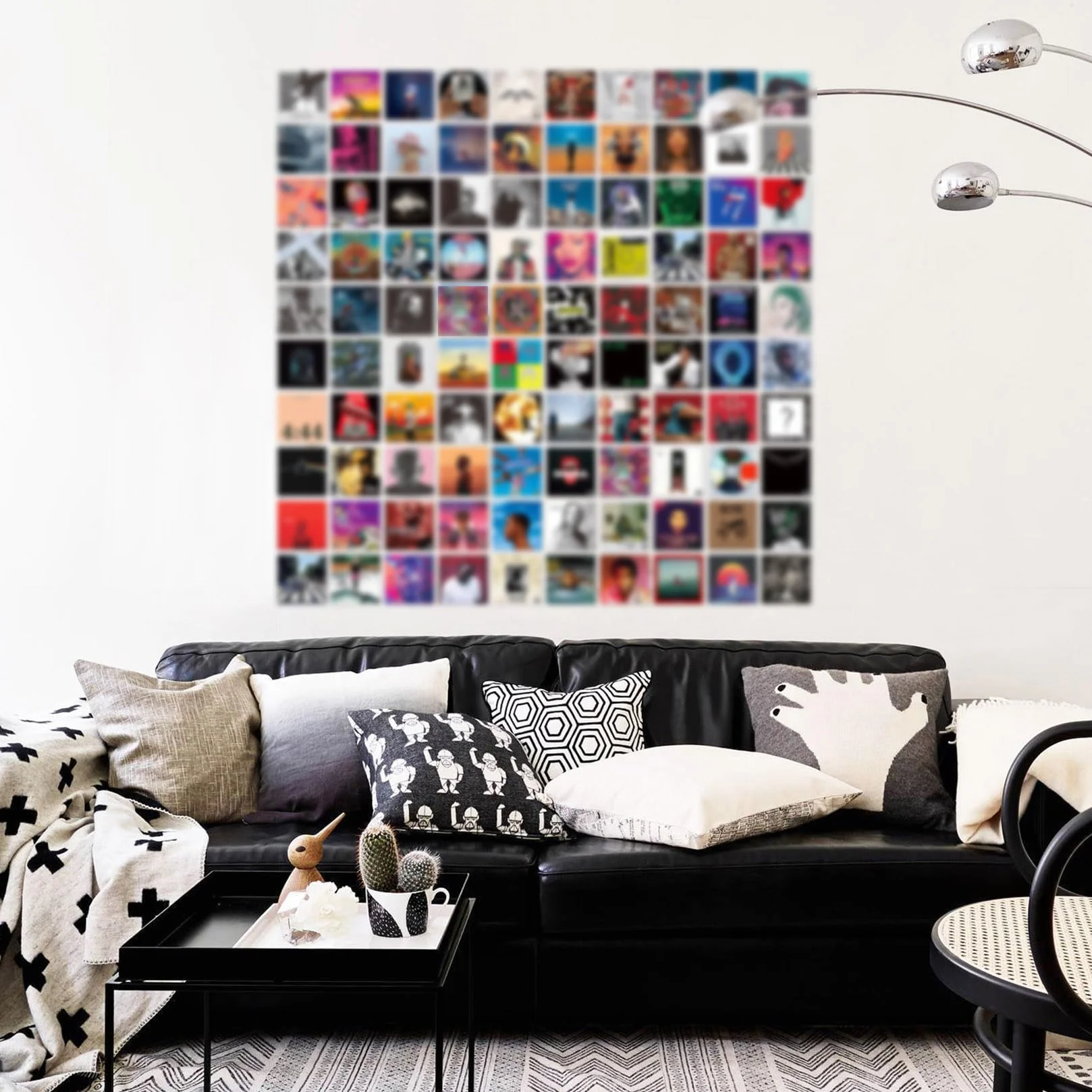 ART·ZONE 100 Pièces 5x5 Pouces Ensemble de Collage d'Affiches pour Chambre
