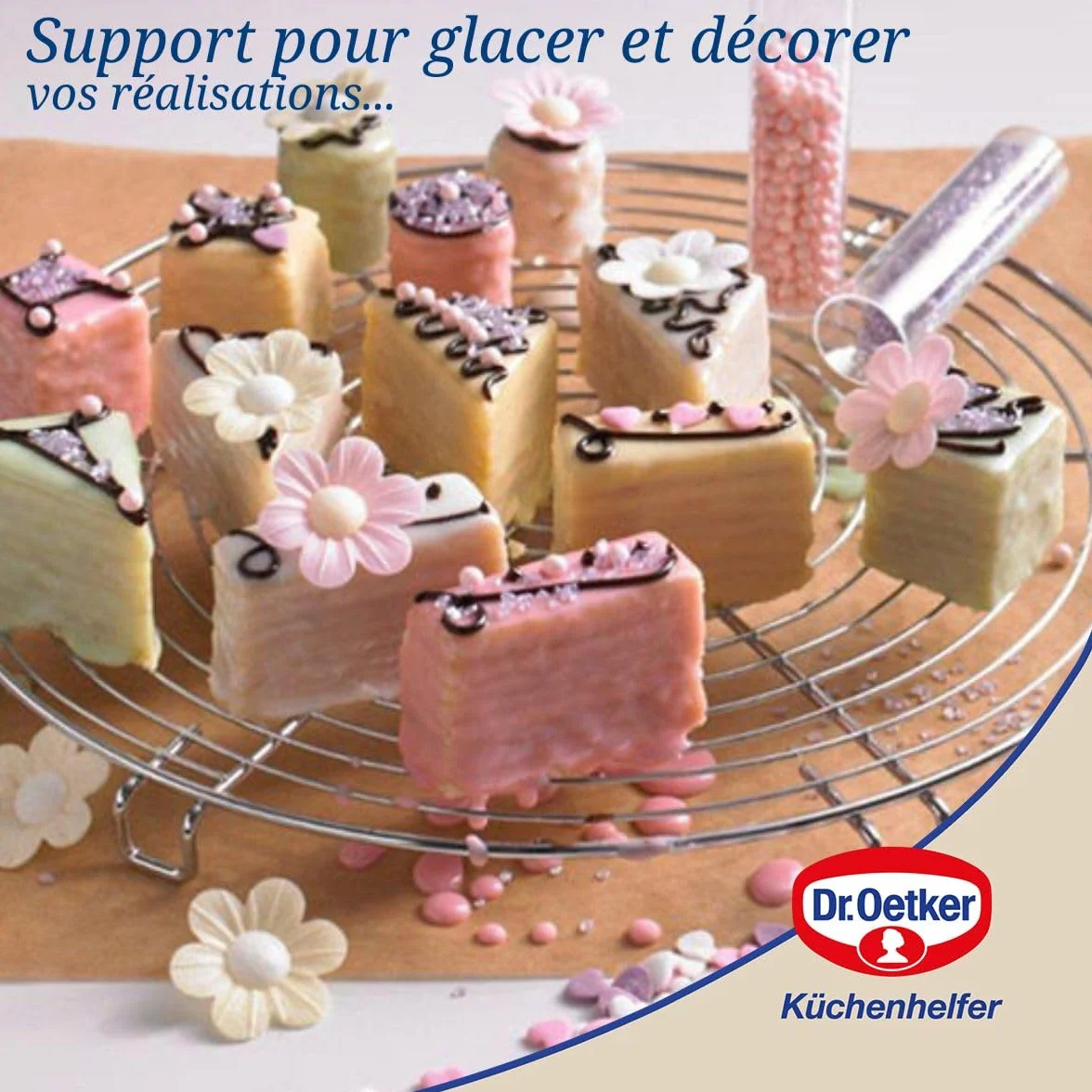 Dr. Oetker 32 cm Tarte Kuchenrost Gris